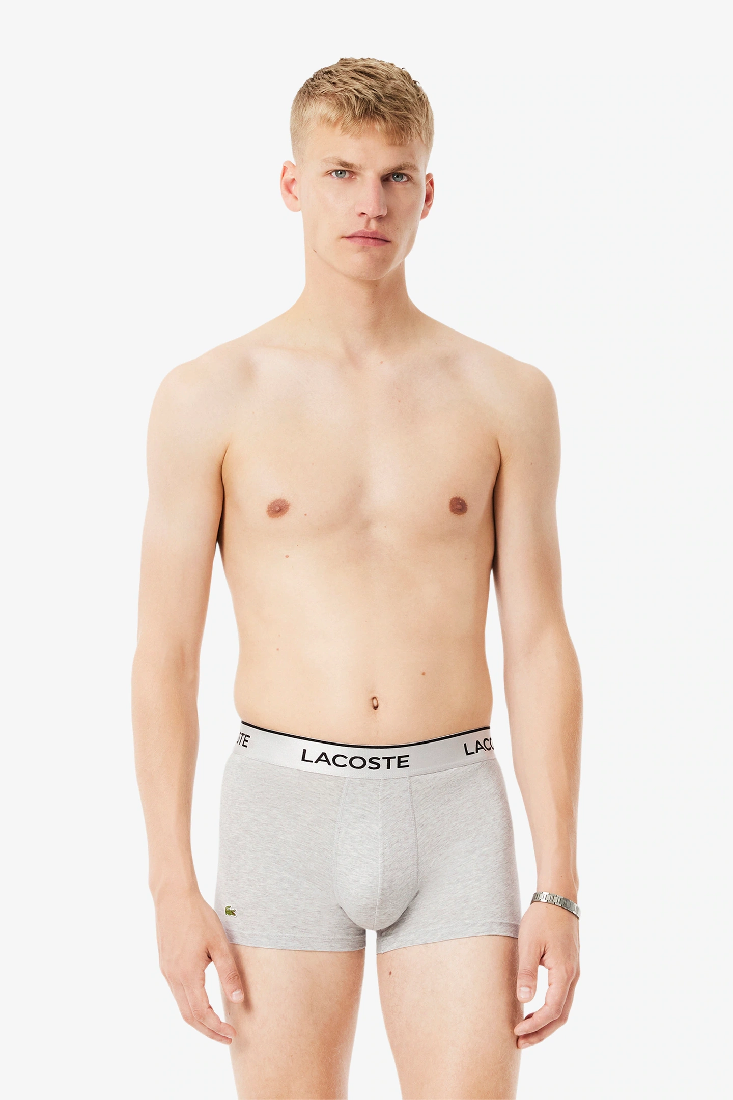 TRUNK MEN SILVER CHINE/SINOPLE-BLAC 3