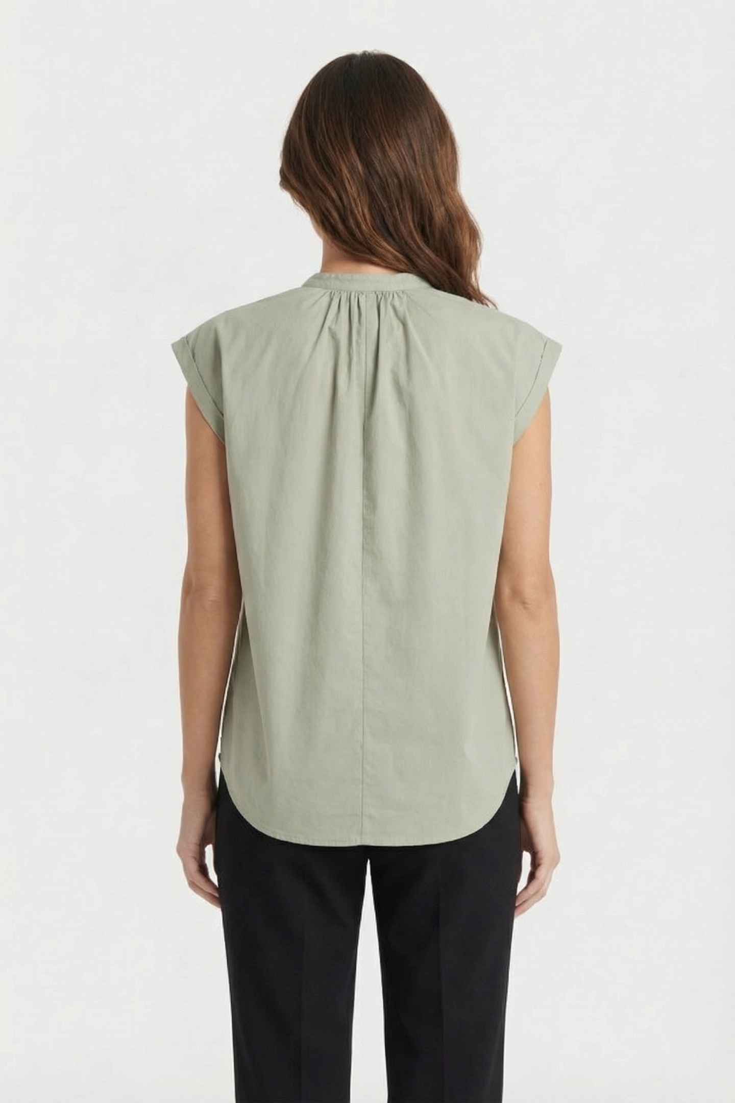KENDRA BLOUSE GREEN TEA 2