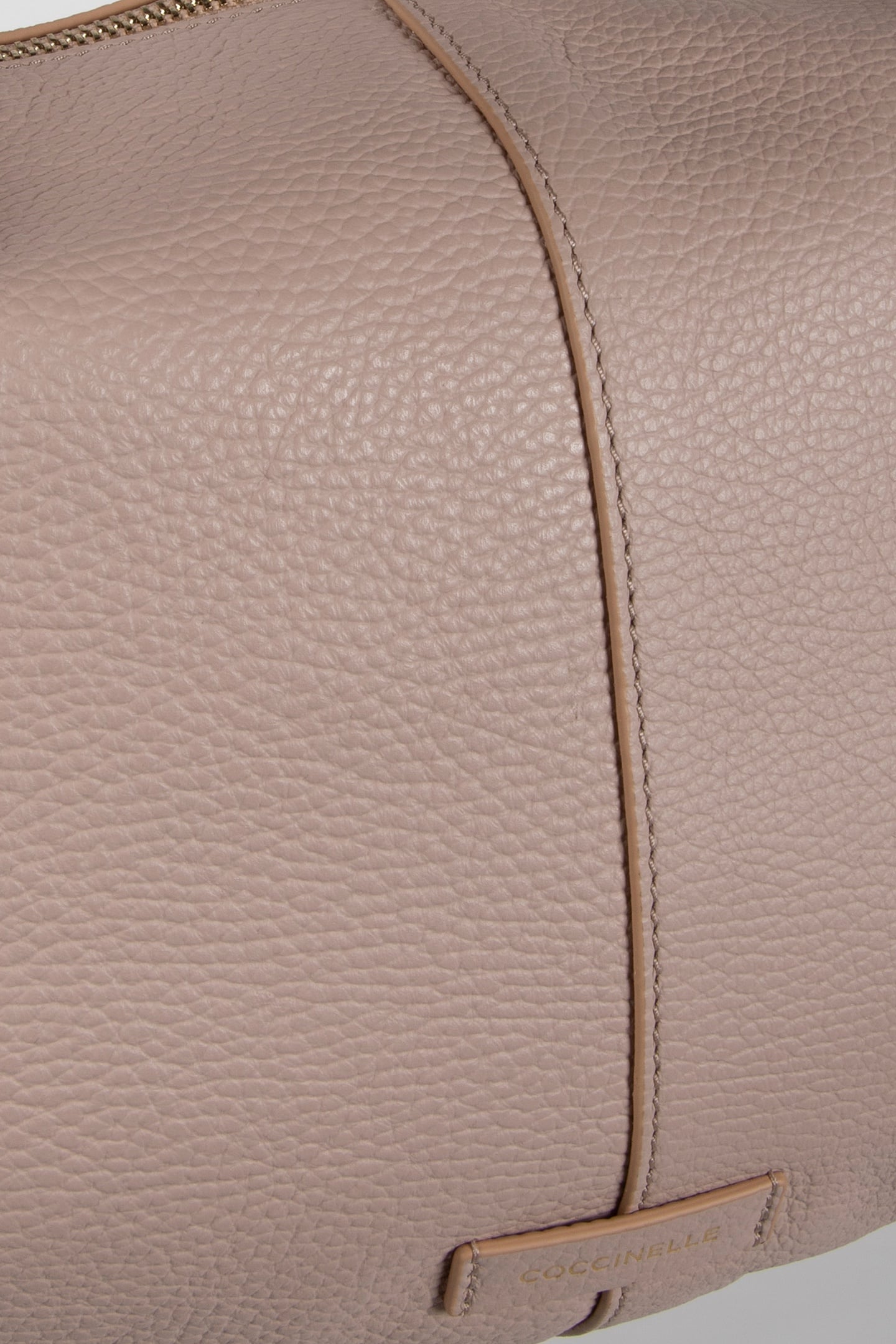 LARGE LEATHER SHOULDER BAG IN PINK 5