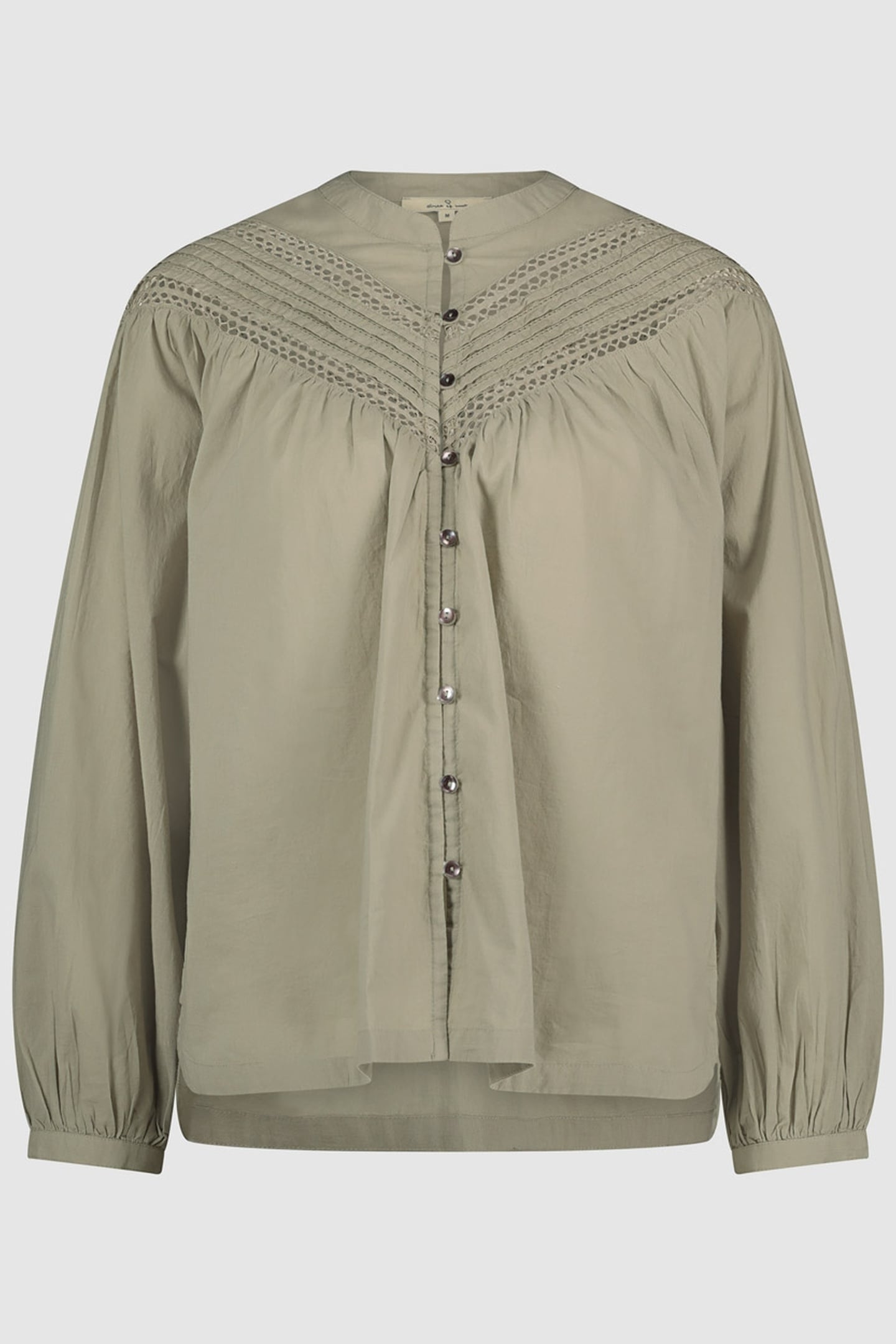 TRIXIE BLOUSE SILVER SAGE 1