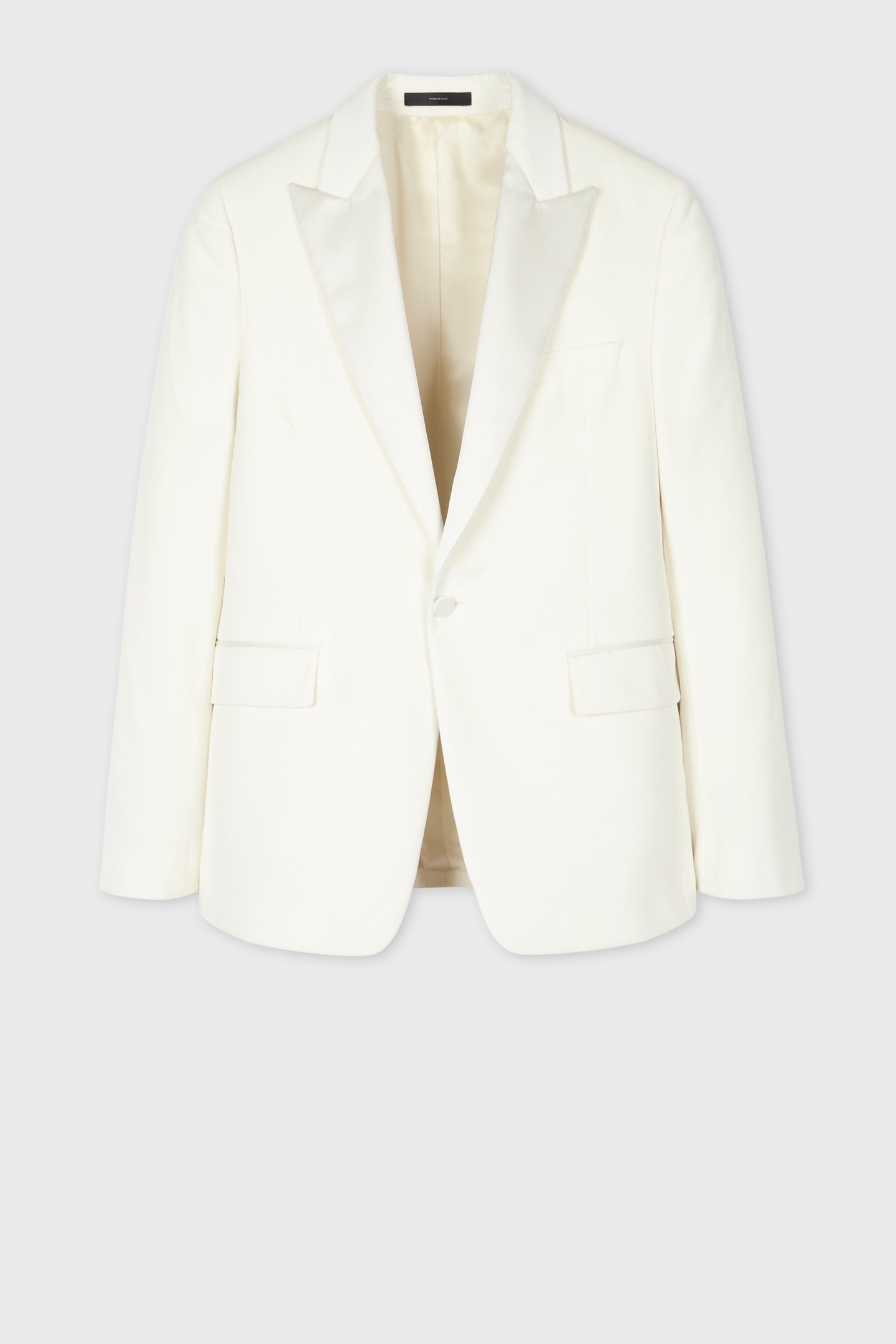 EVENING 1BTN JACKET WHITE 1