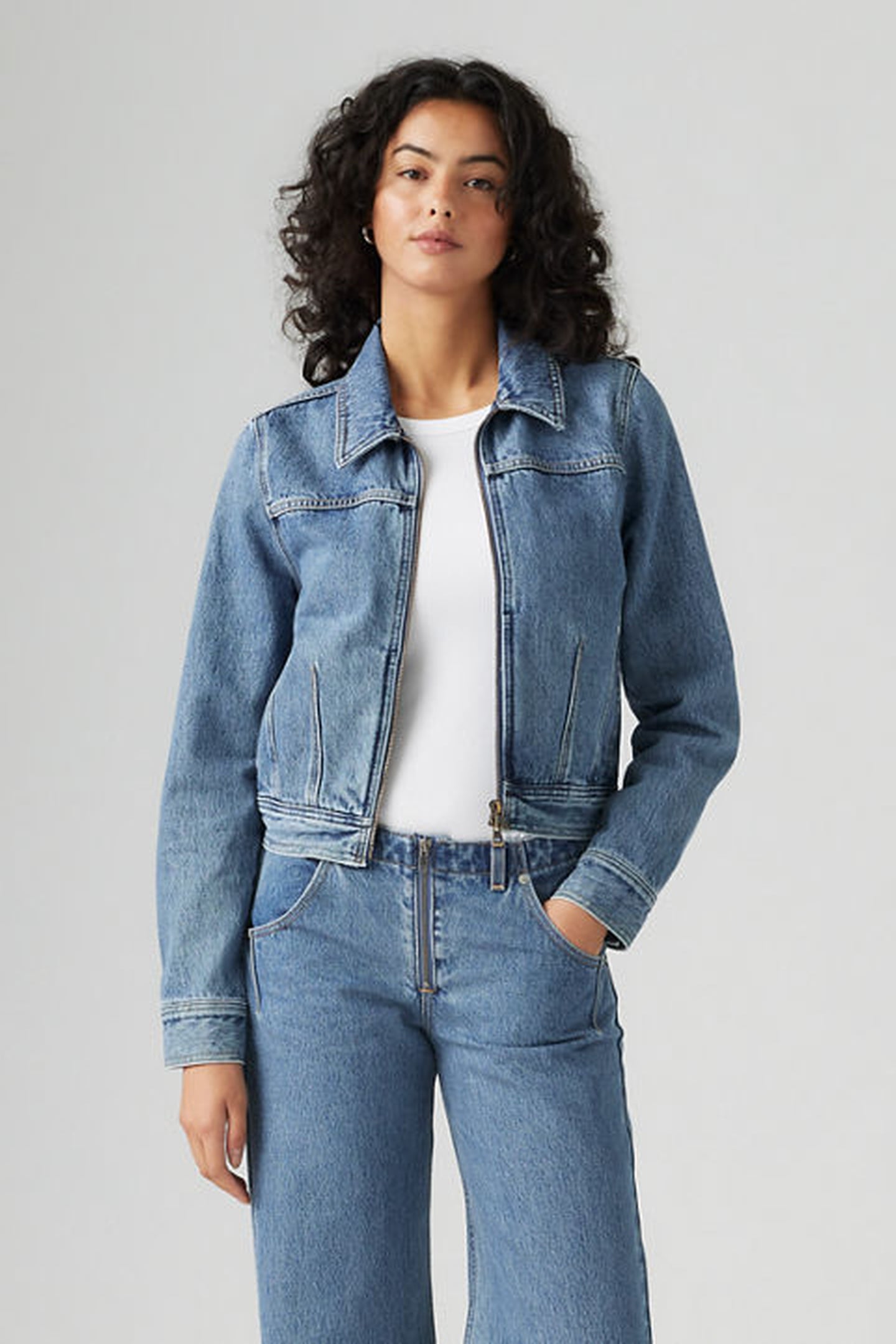 XS DART TRUCKER JACKET BLUE 2