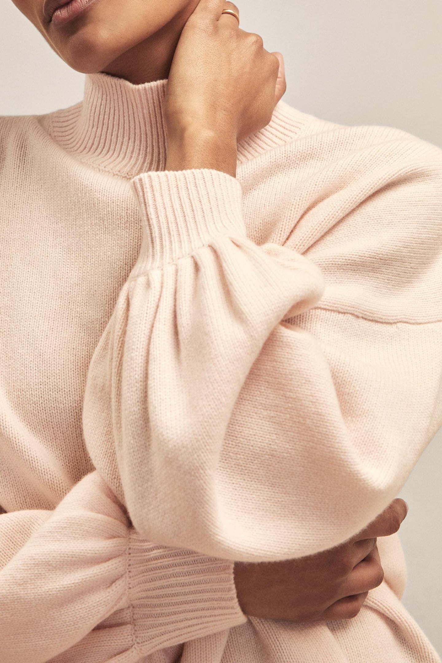 BATWING JUMPER BLUSH PINK 4