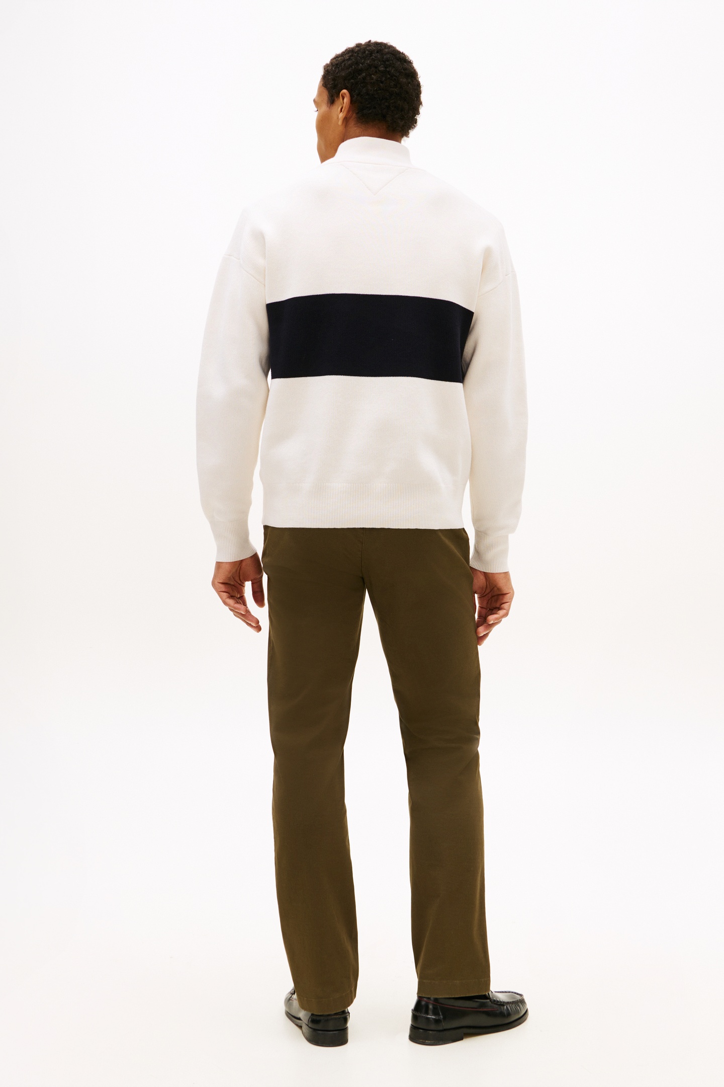 MODERN ATHLEISURE ZIP SWEATER IVORY PETAL 3