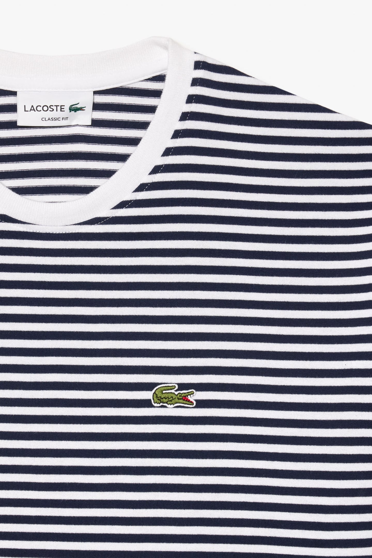 TEE-SHIRT WHITE/NAVY BLUE 8