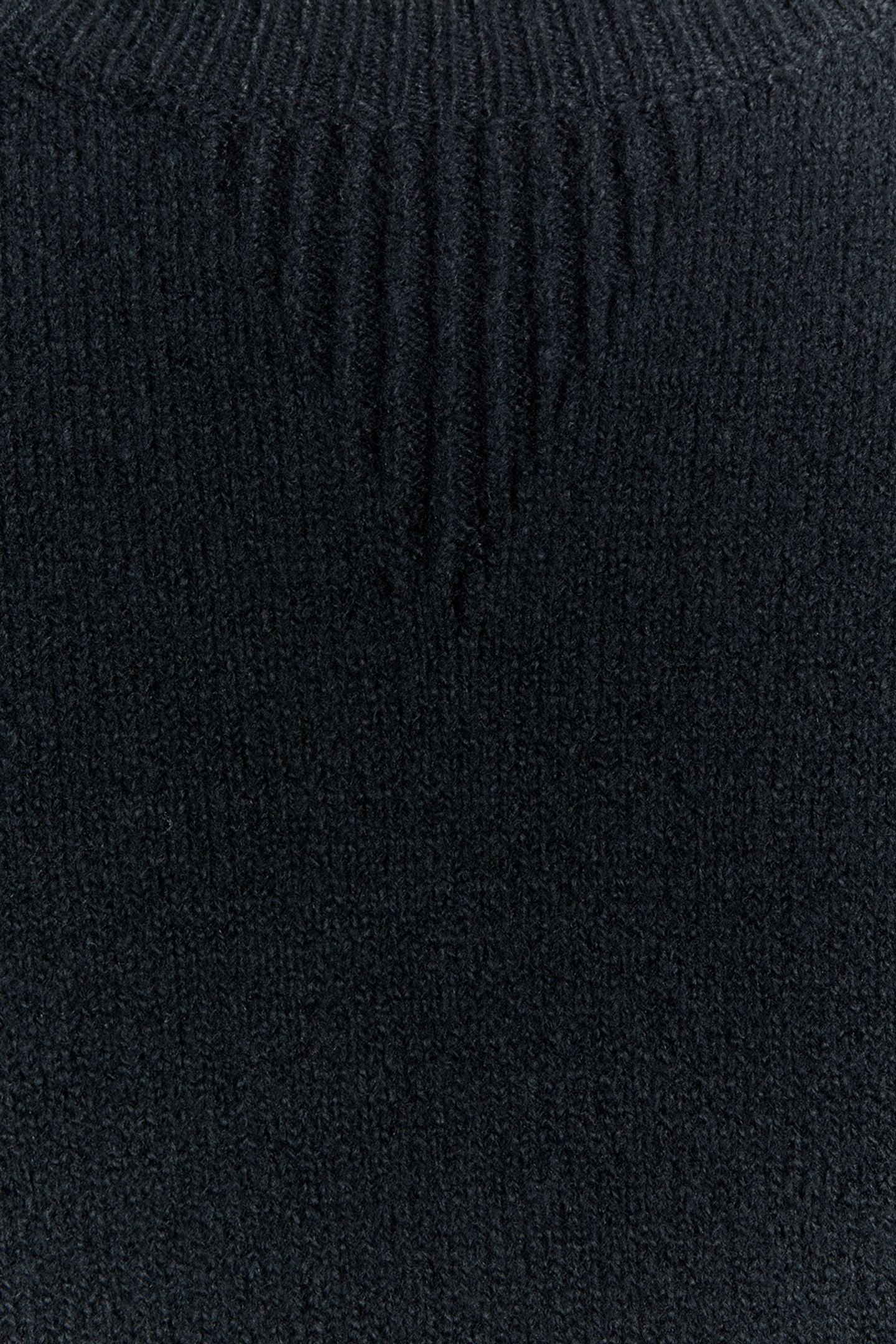 SCRIPT KNITTED CREW NECK DEEP SEPIA 6