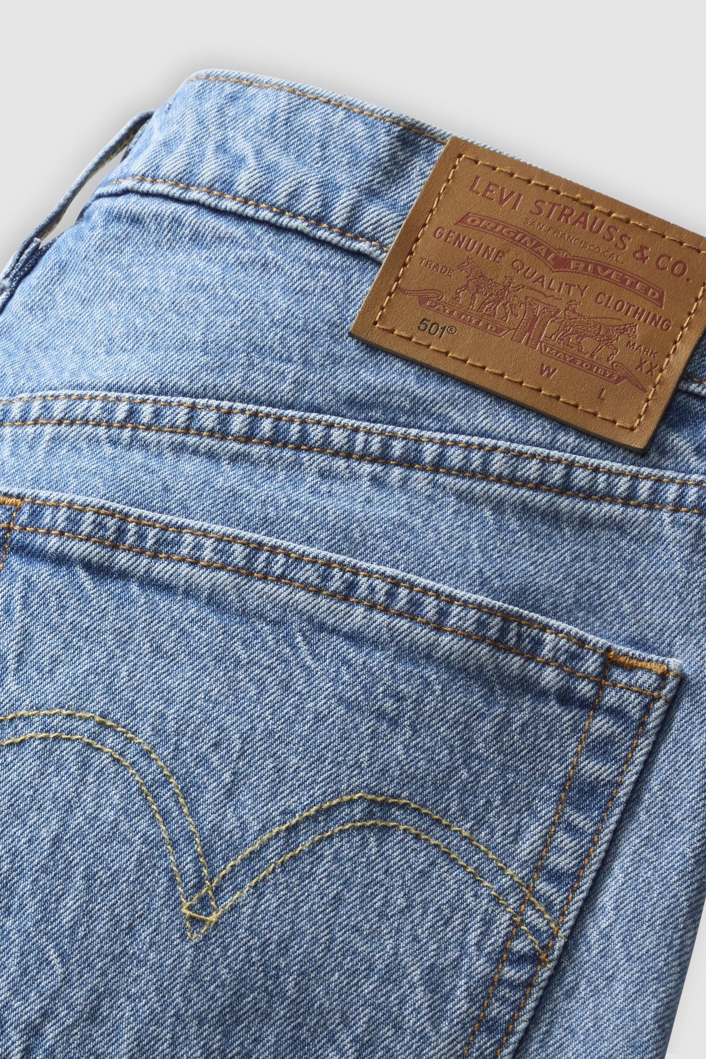 501® CROP JEANS BLUE 8