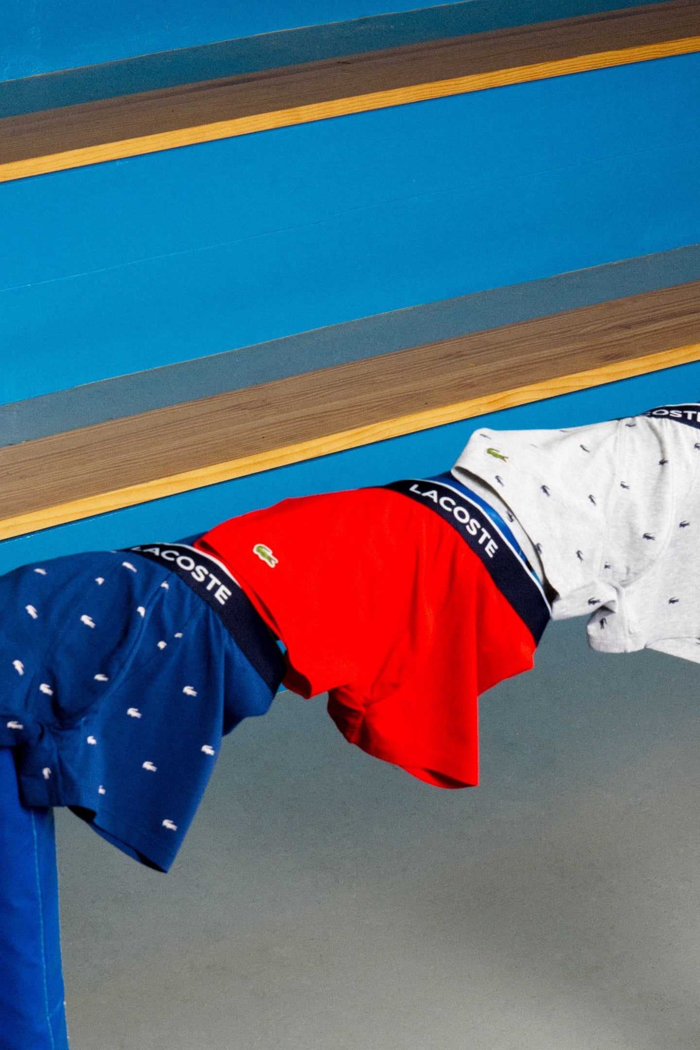 TRUNK MEN METHYLENE/SILVER CHINE 10