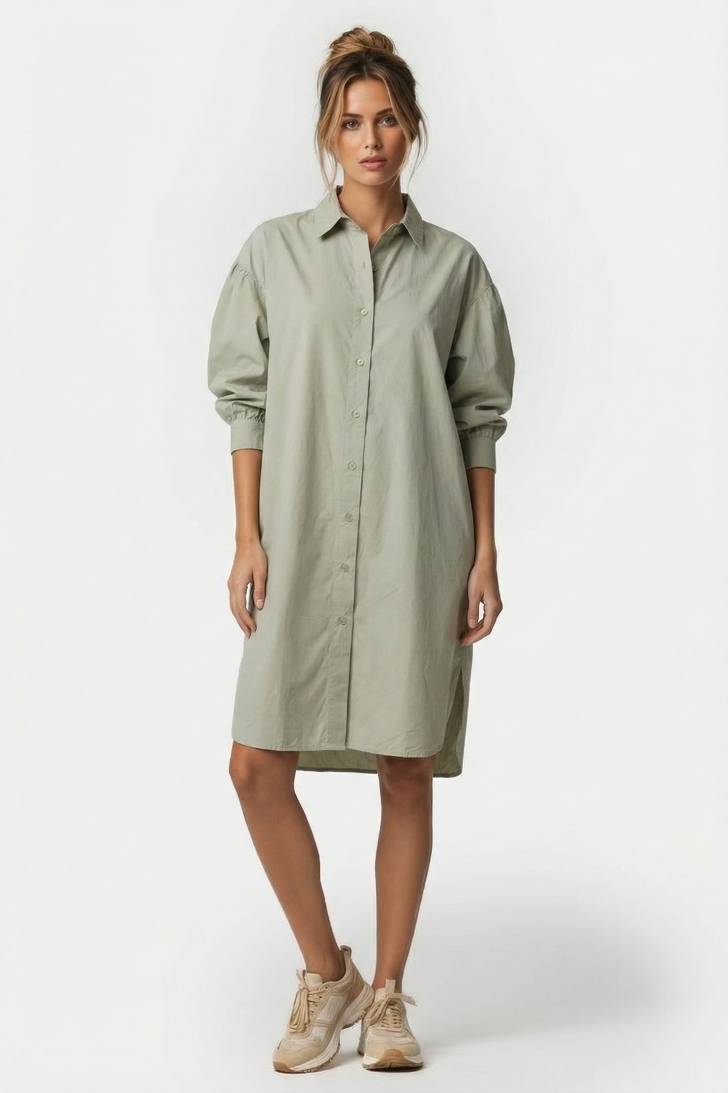 KATO DRESS GREEN TEA 1