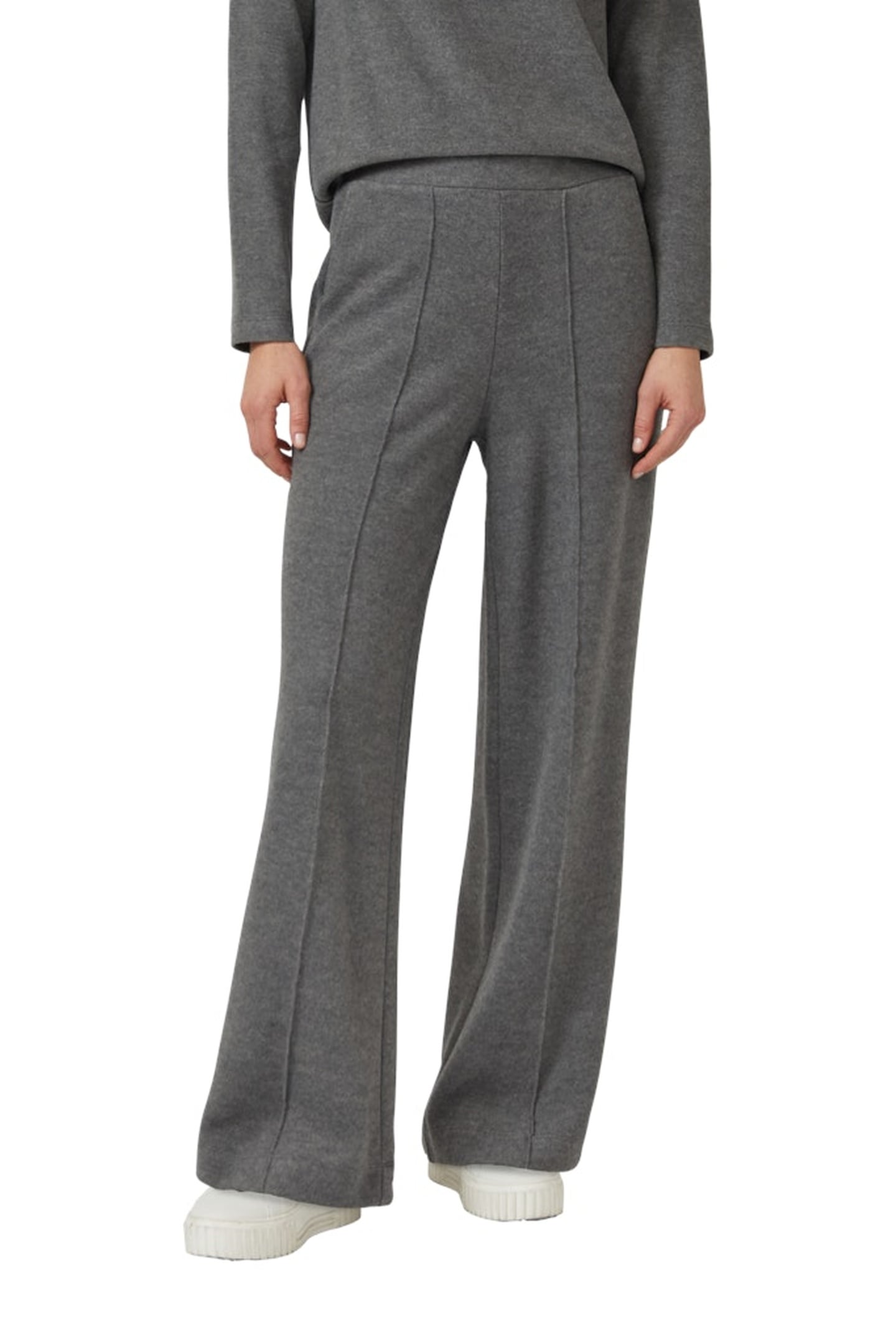S.OLIVER PANTS GREY/BLACK 1