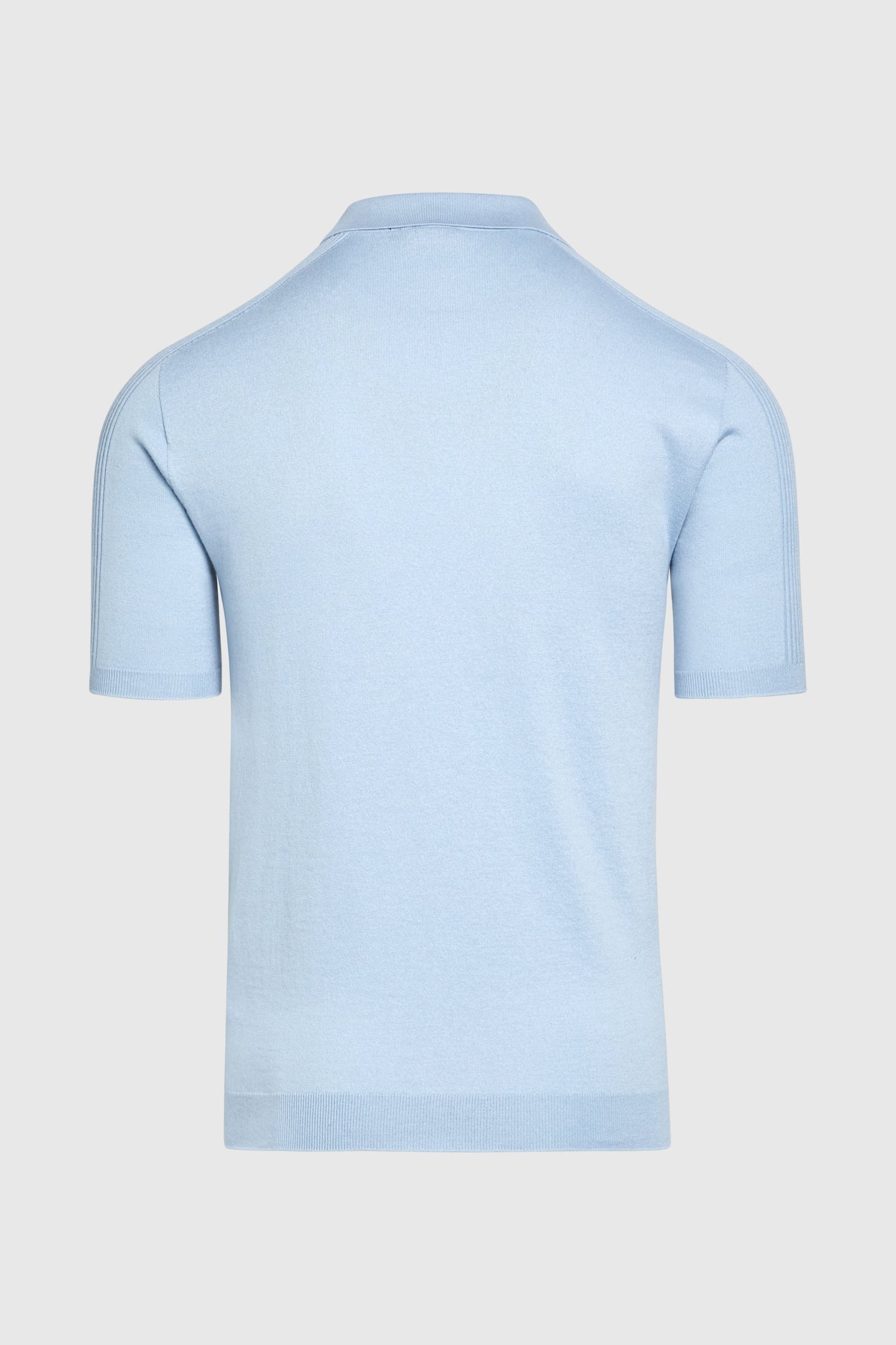 FOTOL V1.Y9.01 FLAT-KNIT-SHIRT FOG BLUE 4