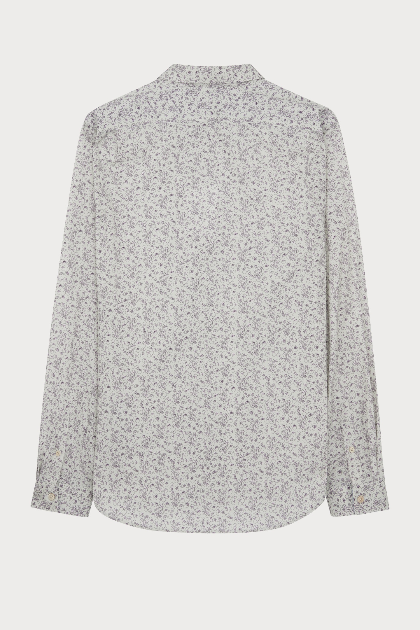 LS TAILORED FIT SHIRT IVORY 2