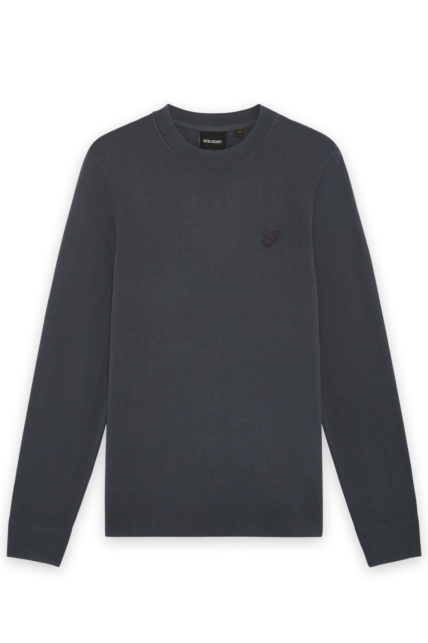 TONAL SUPERFINE CREW NECK JUMPER IRON GATE 4