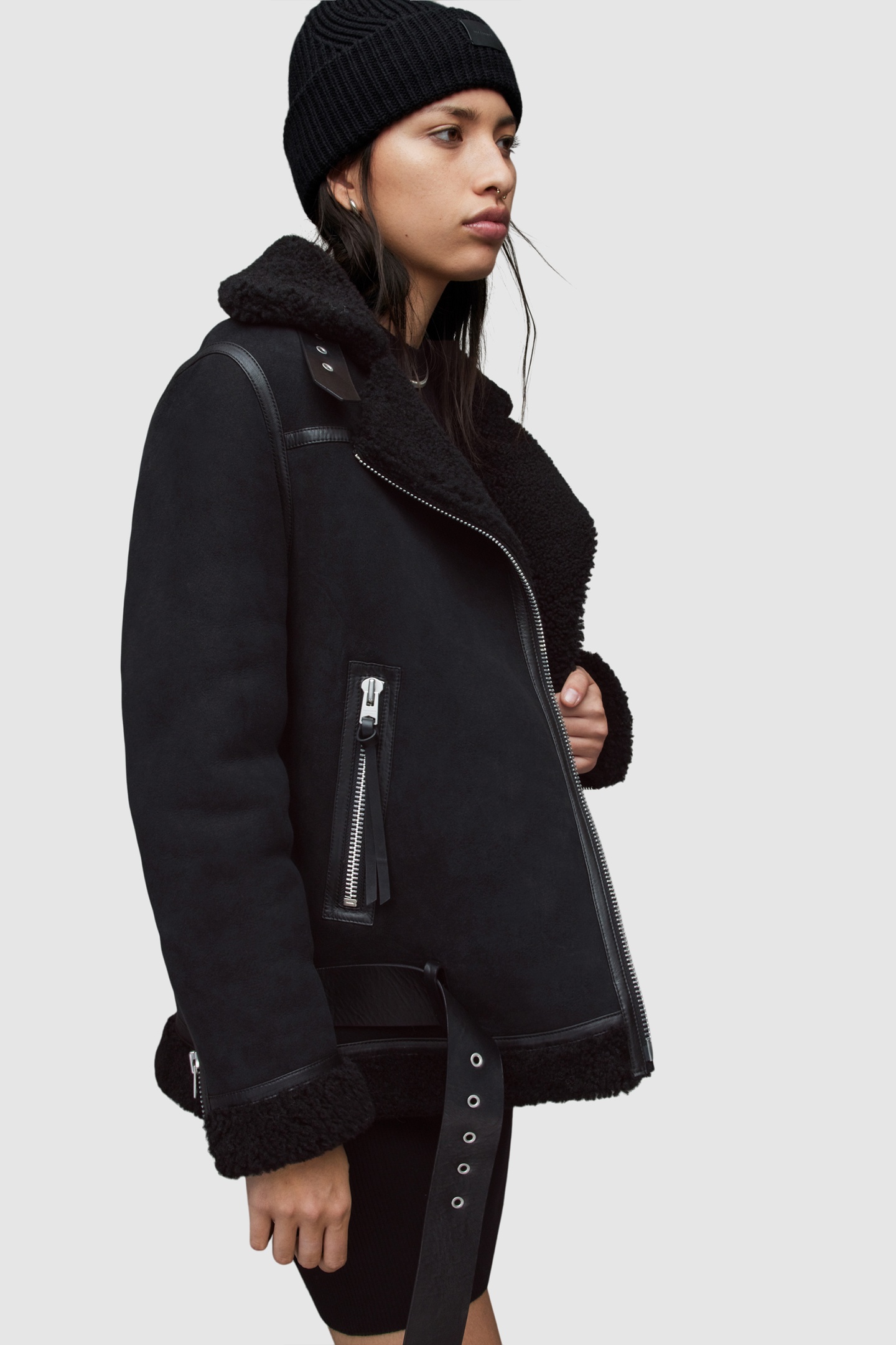 REI SHEARLING BLACK/BLACK 5