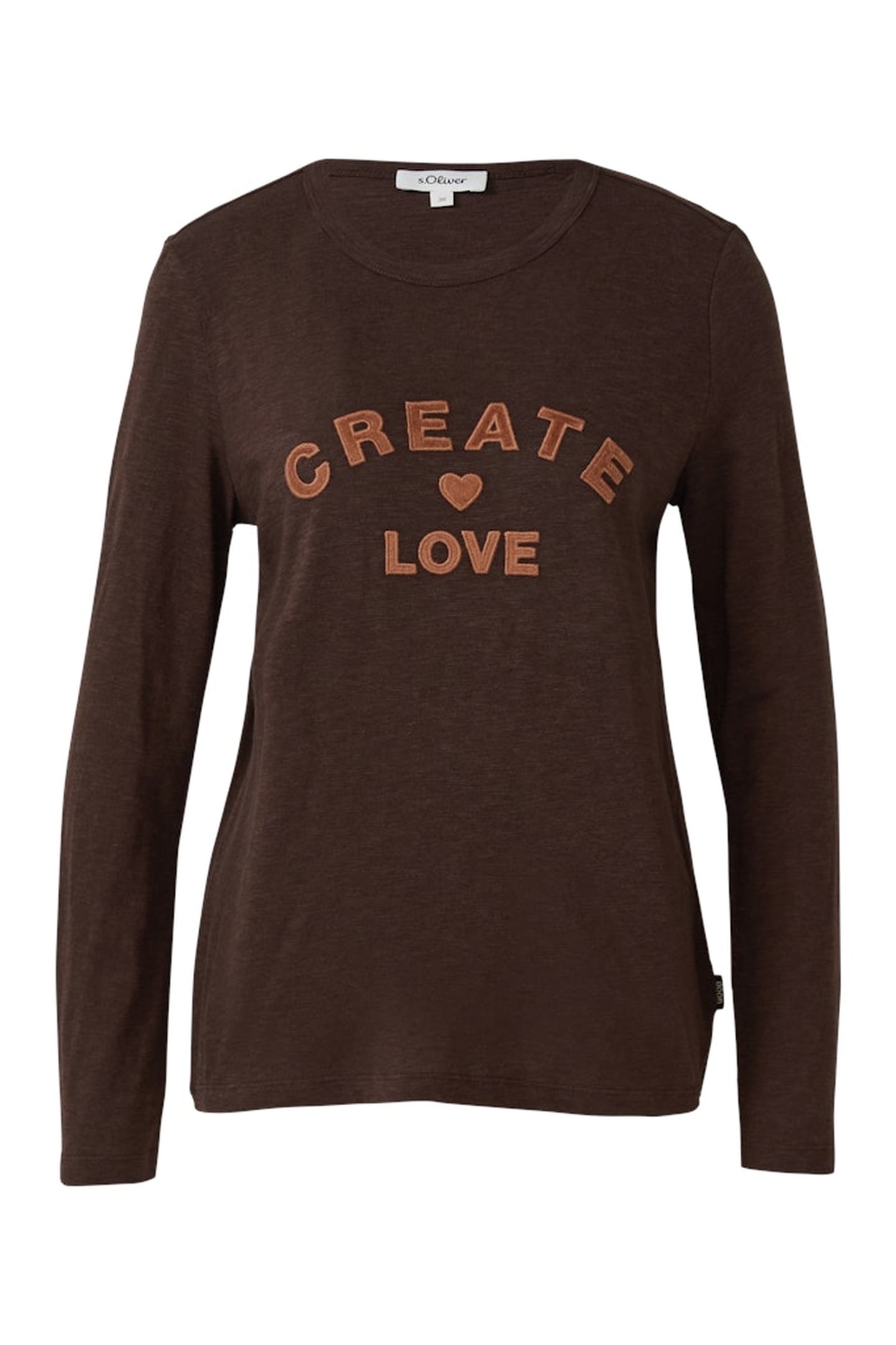 S.OLIVER T-SHIRTS BROWN-DARK 4