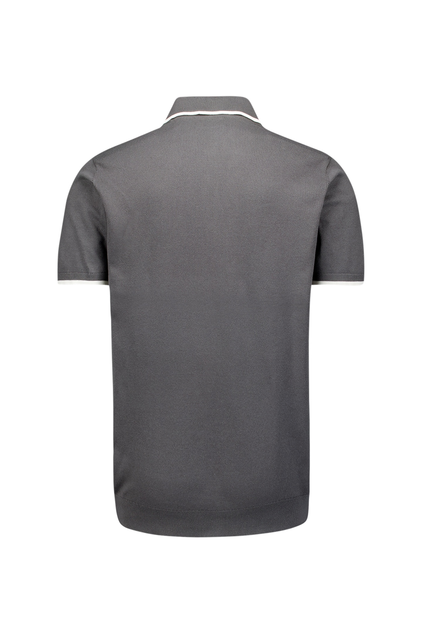 PULLOVER SHORT SLEEVE POLO BUTTON SOLID DARK STEEL 5