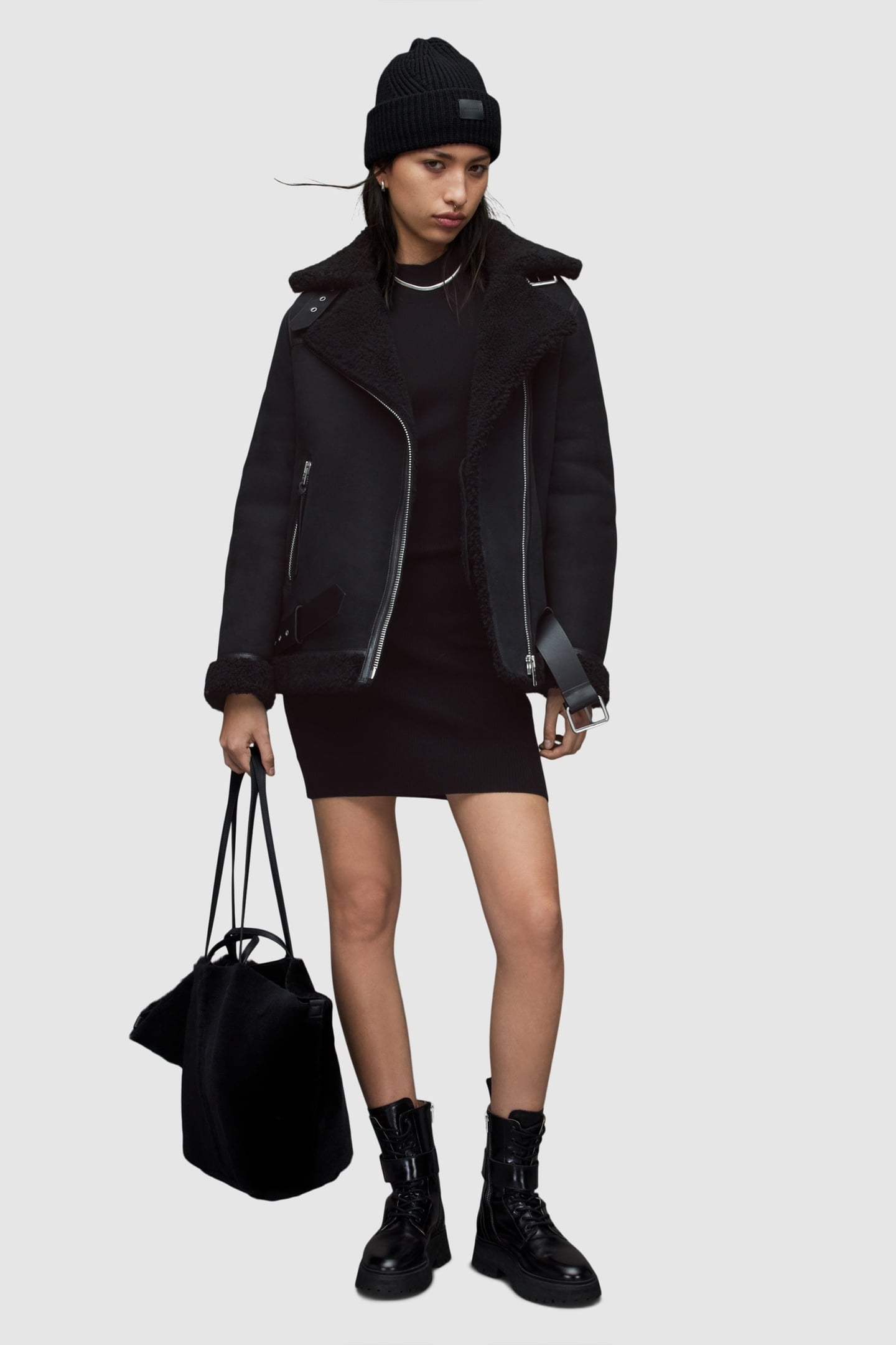 REI SHEARLING BLACK/BLACK 1
