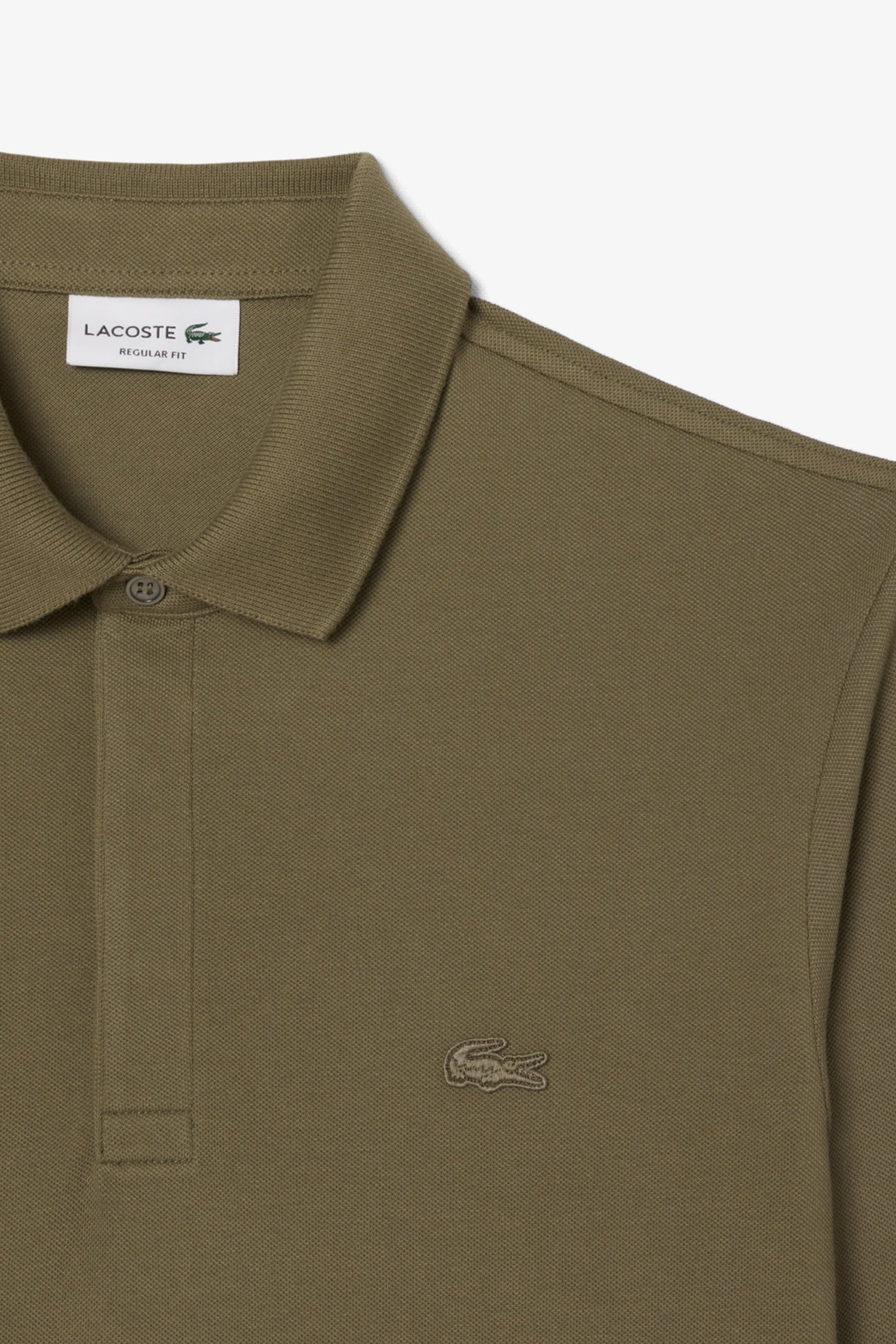 LONG SLEEVE POLO OLIVE 4