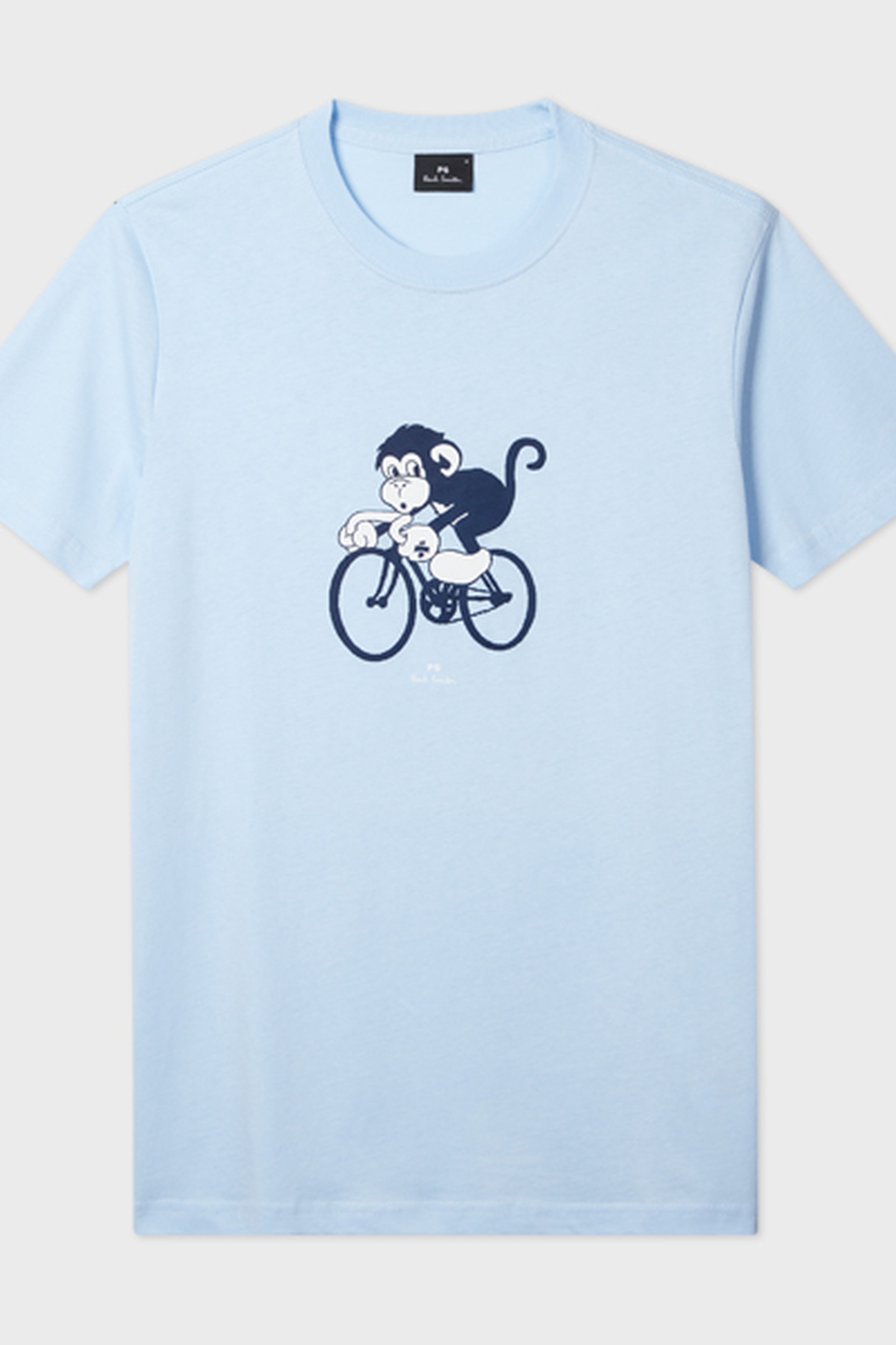 SLIM FIT TSHIRT BIKE MONKEY COBALT BLUE 3