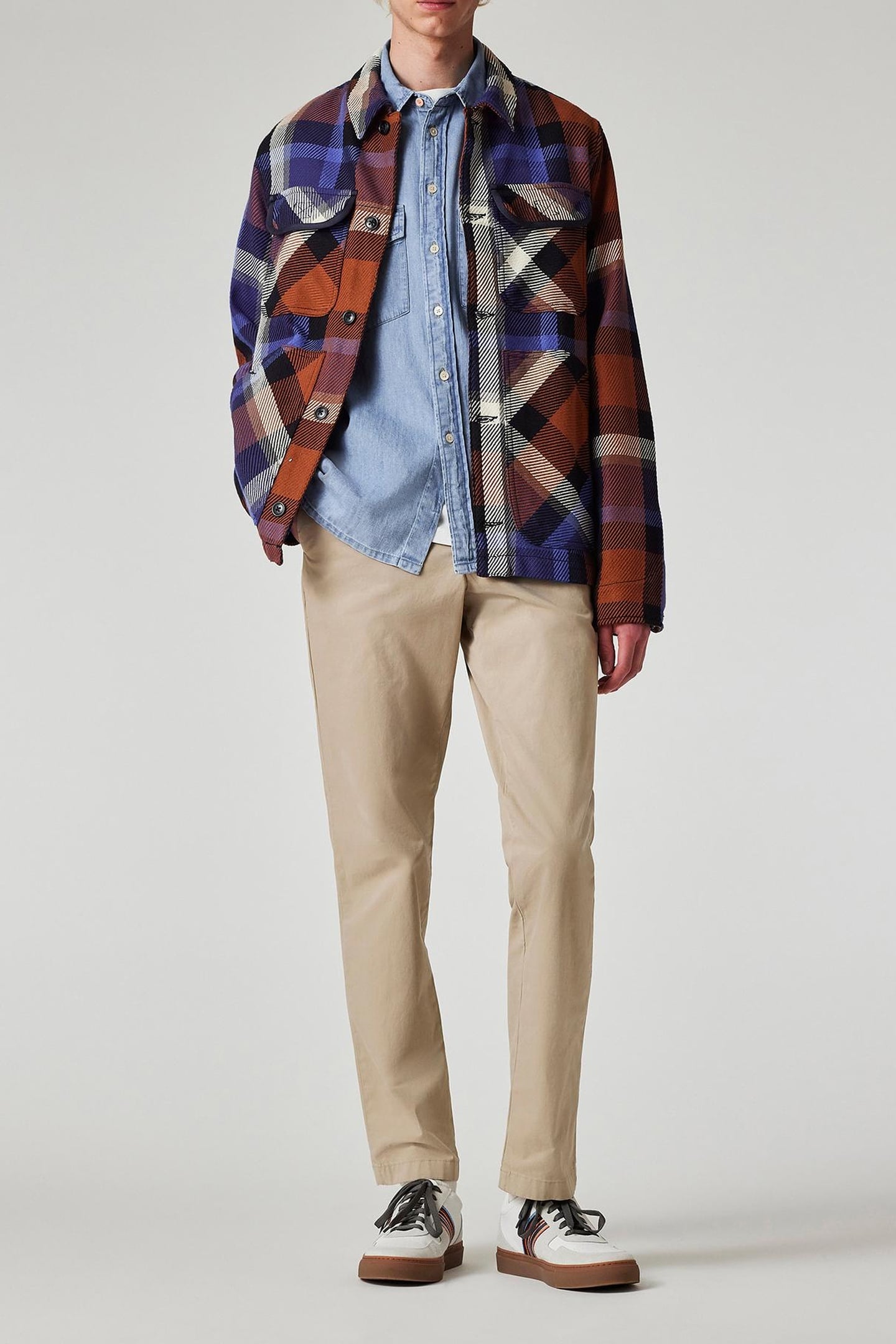 LS CASUAL FIT 2PKT SHIRT LIGHT BASE 3