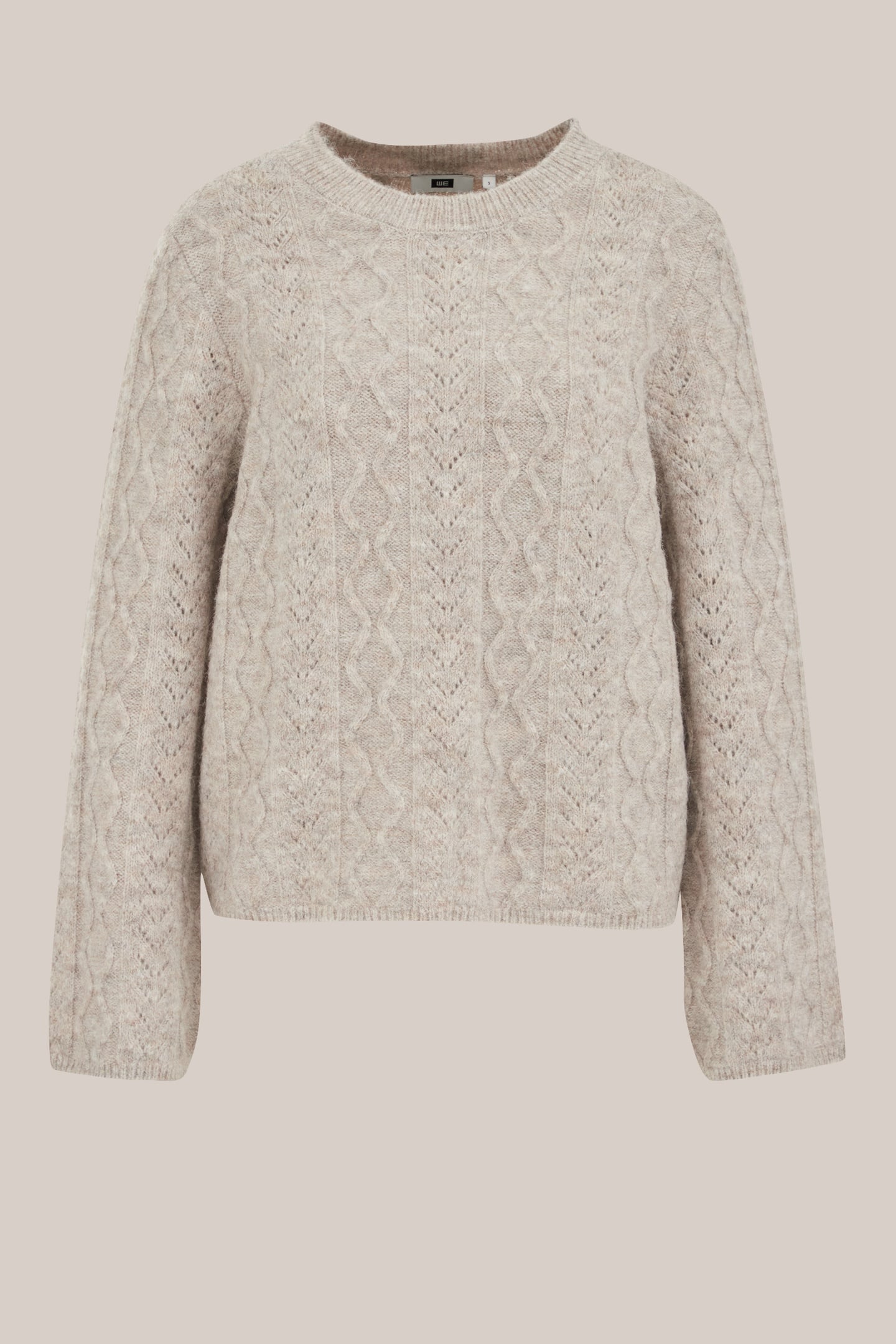 KNITTED PULLOVER GREIGE 4