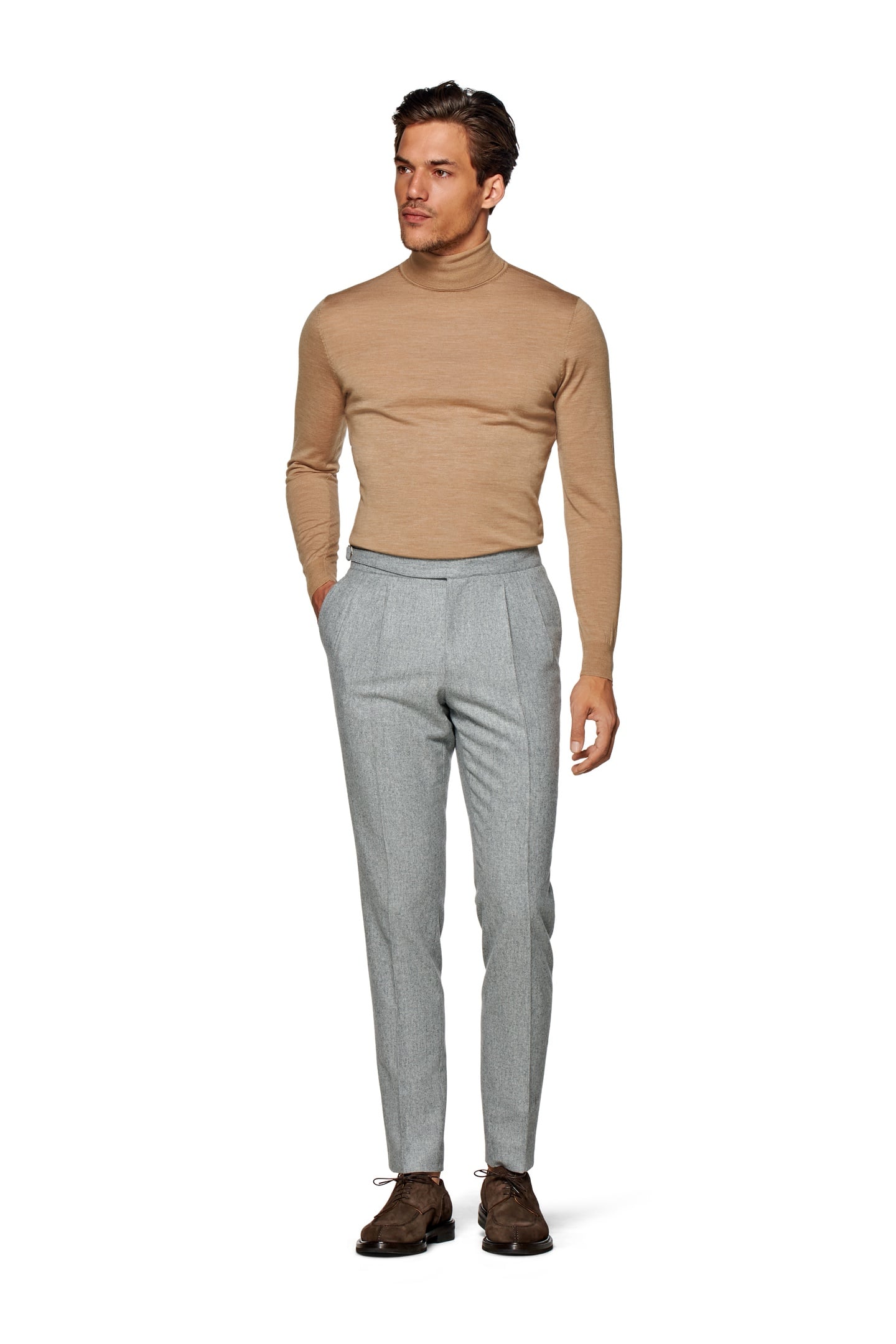 TURTLENECK CAMEL LIGHT BROWN 3