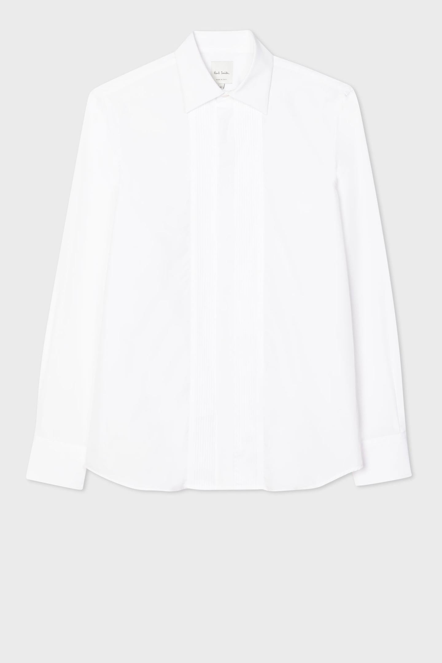 S/C TAILORED FIT EVENING SHIRT WHITE 3