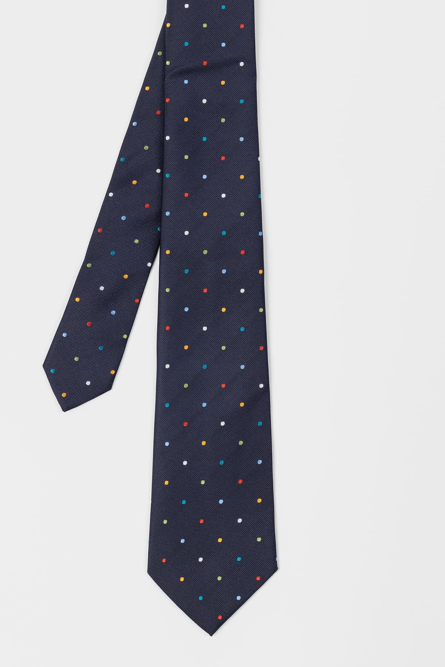 TIE MULTICOLR SPOT NAVY 3