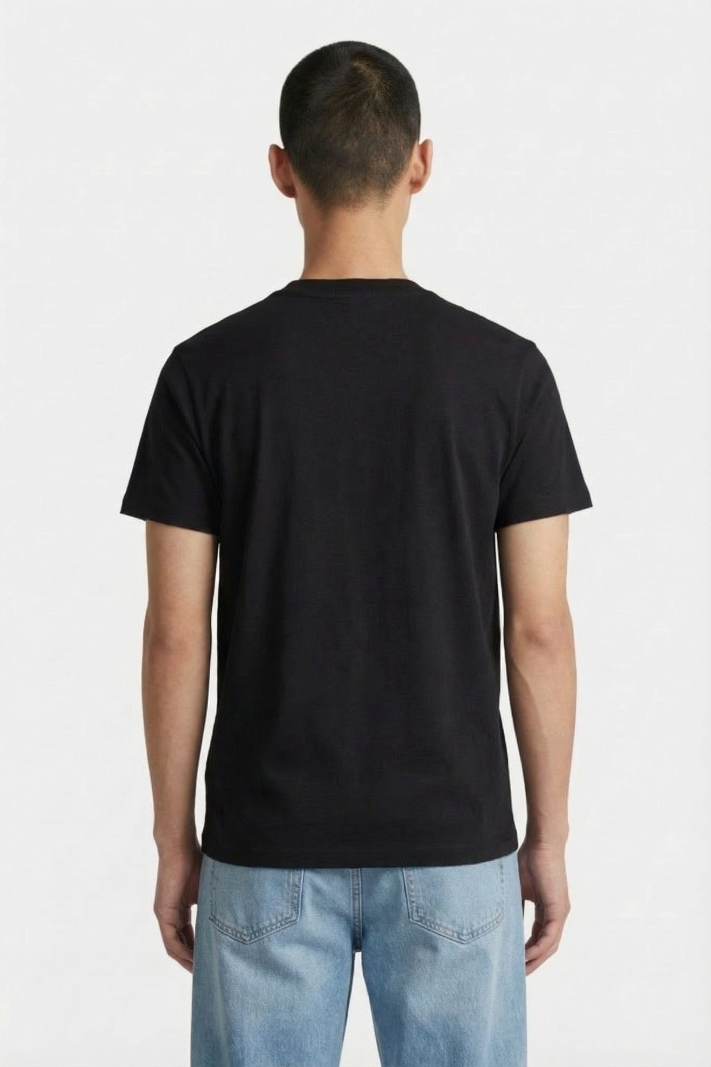 BLACK KLJ SLIM REFLECTIVE TEE 2