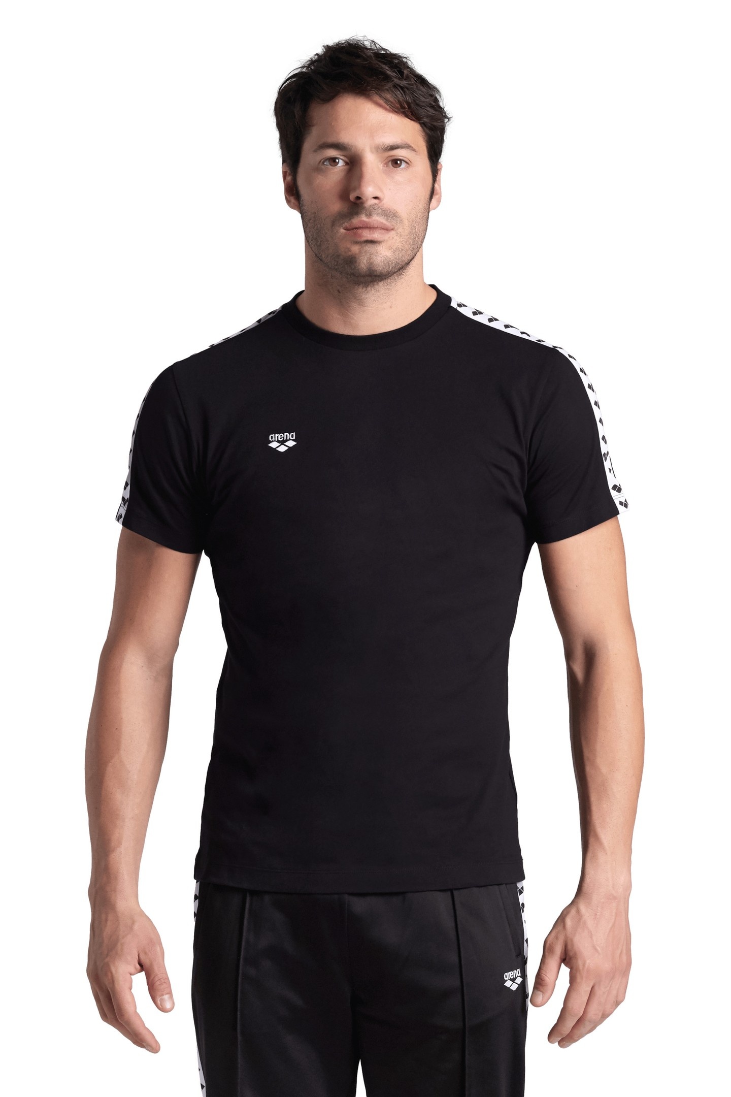 M T-SHIRT TEAM BLACK-WHITE-BLACK 1