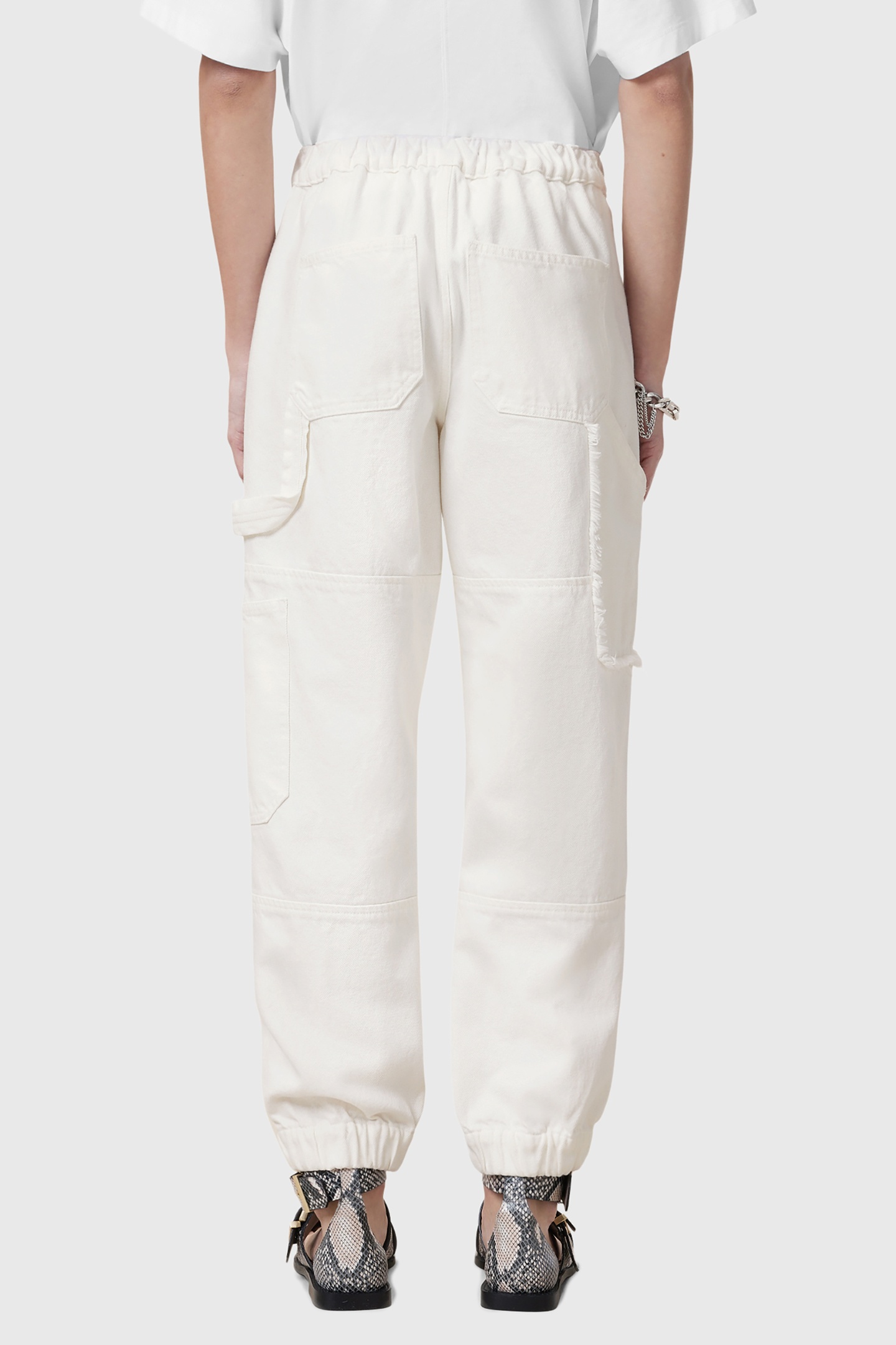 MILA FRAY TROUSER OFF WHITE 4