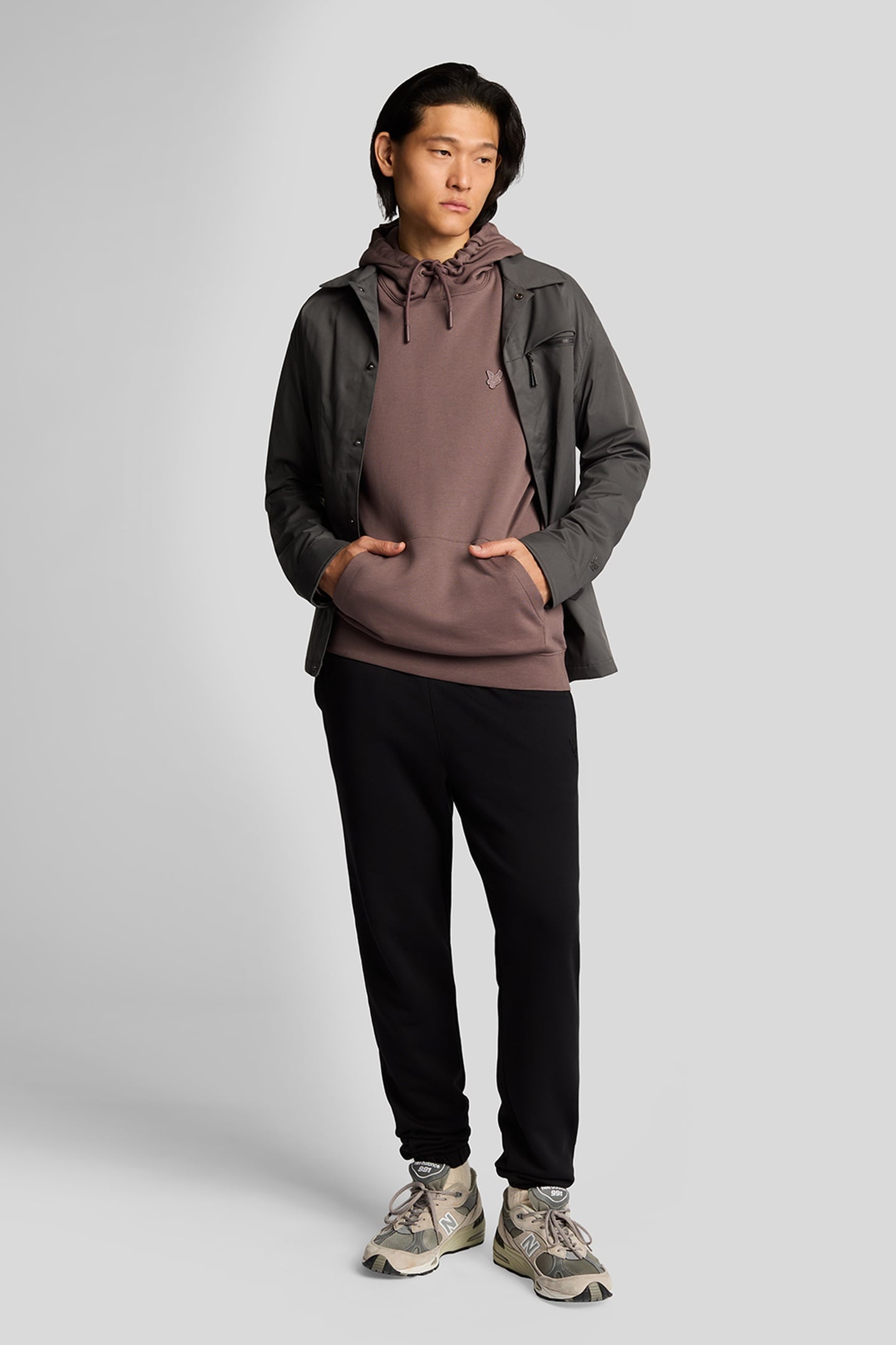 SUPERFINE SLIM SWEATPANT JET BLACK 1