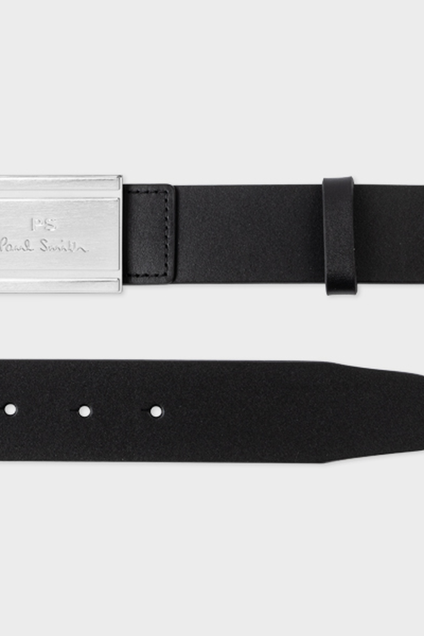 BELT PS PLAQUE BLACK 4