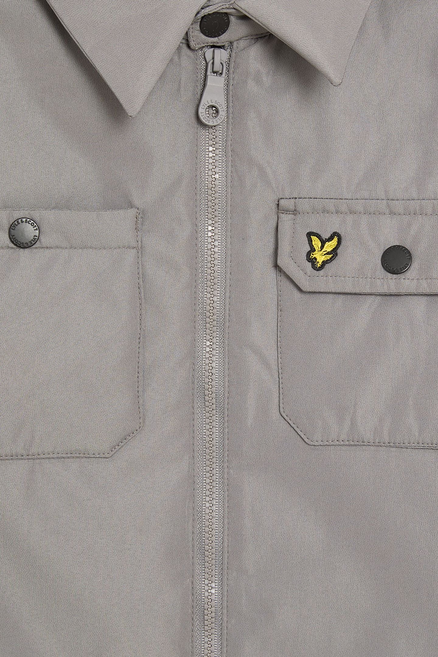 PADDED WOVEN OVERSHIRT SHARKSKIN 4