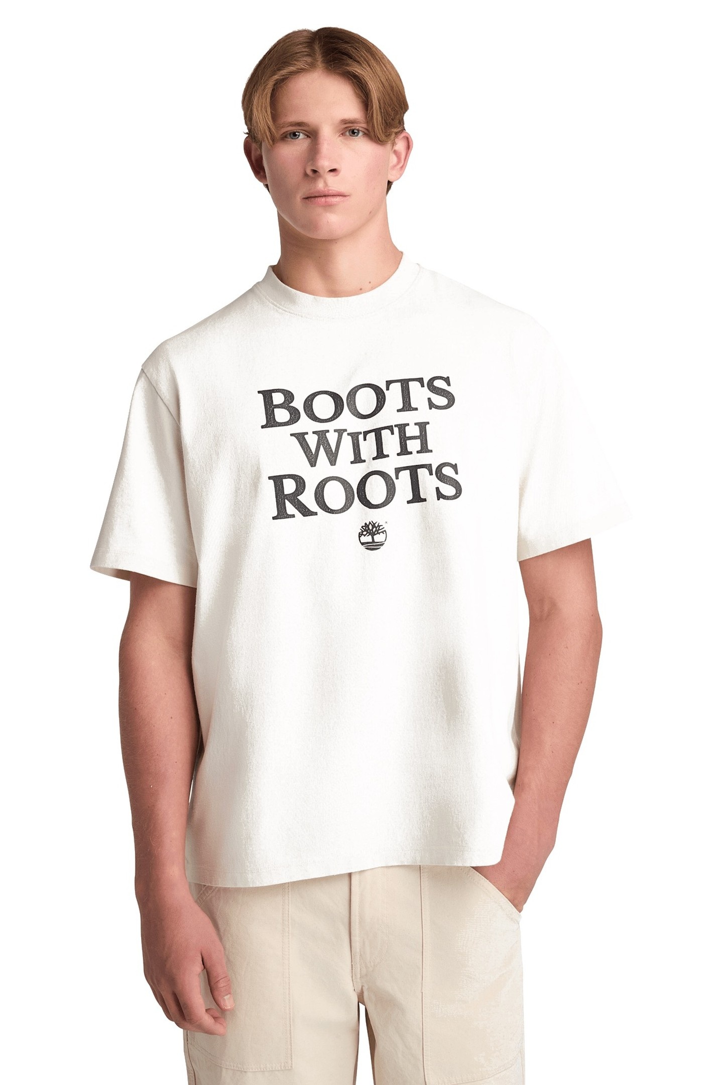 SLOGAN TEE VINTAGE WHITE 1