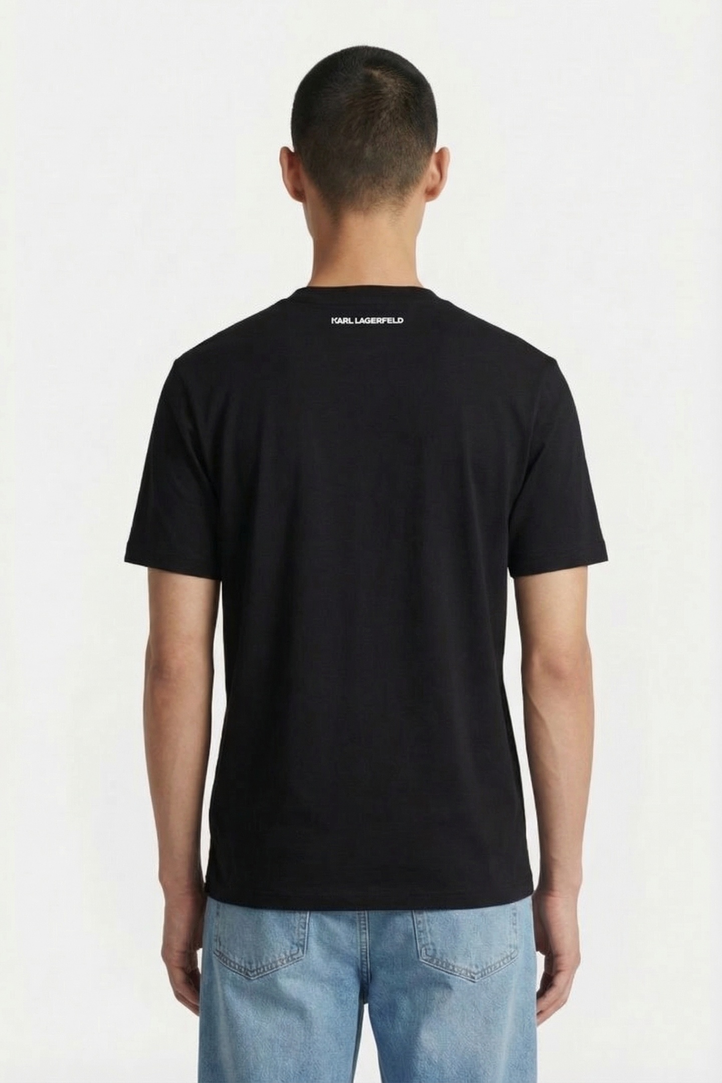 BLACK T-SHIRT CREWNECK 2