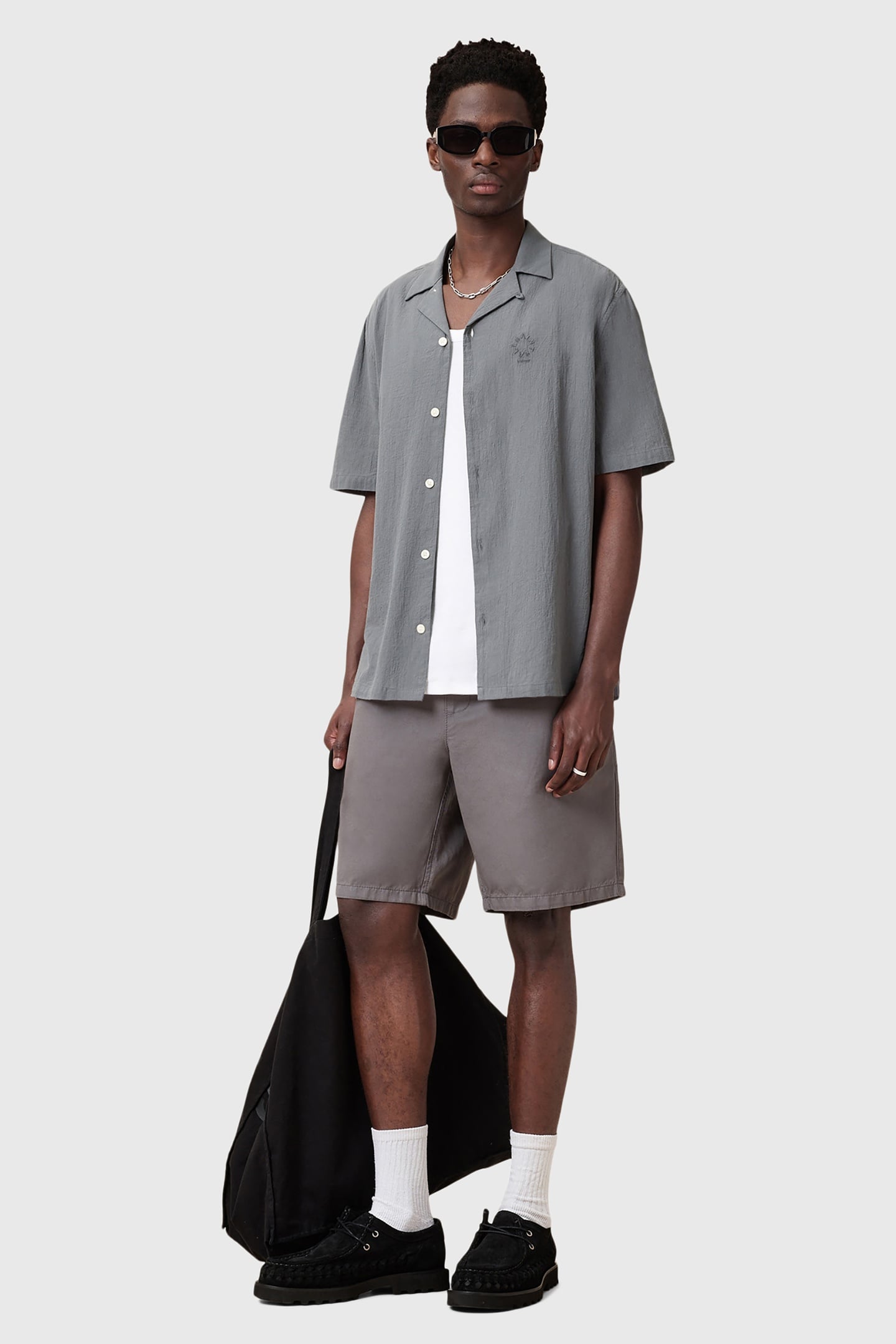 HAVEN SS SHIRT PILLAR GREY 3