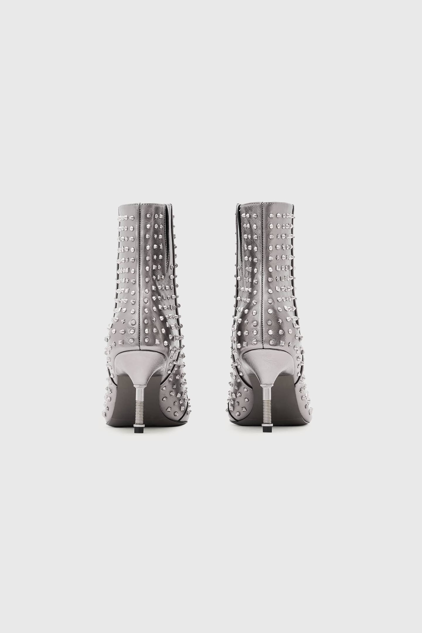 NATASHA STUD BOOT GUNMETAL GREY 3