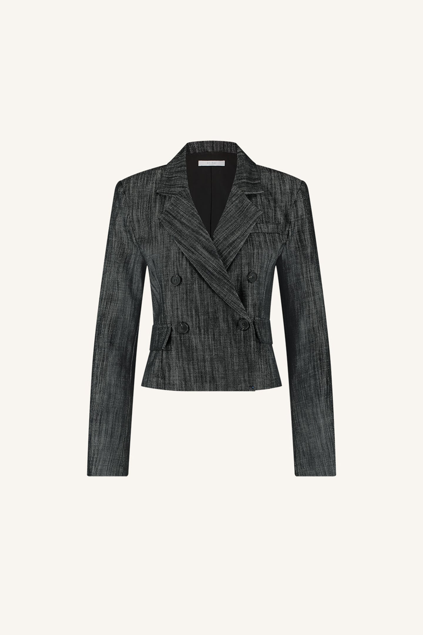 ADINA TWILL BLAZER JET BLACK 4