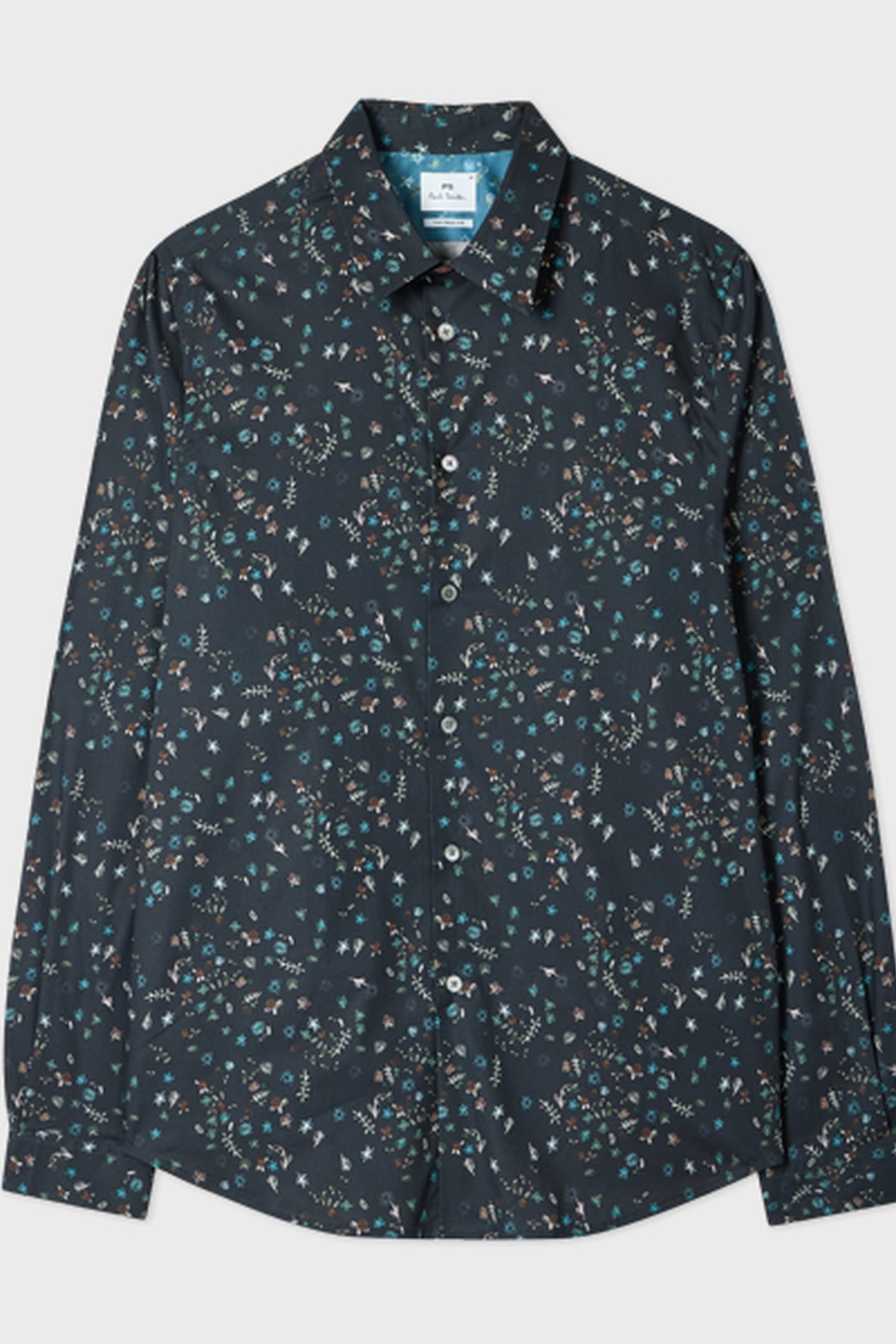 LS TAILORED FIT SHIRT VERY DARK NAVY 2