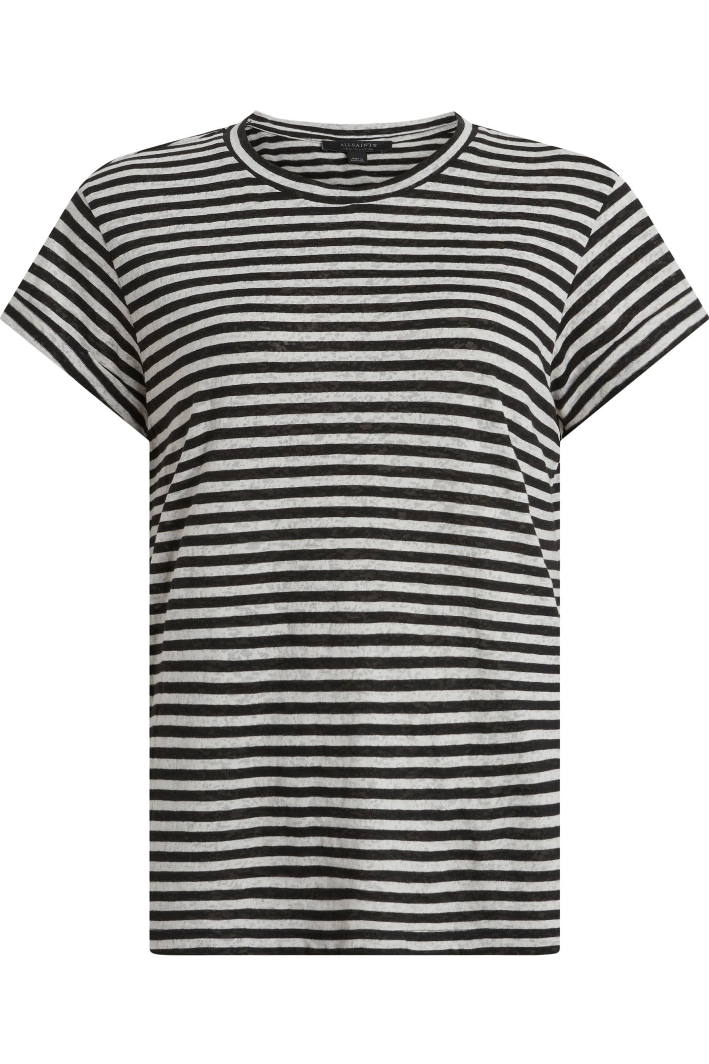 ANNA STRIPE TEE CHALK/INK 4