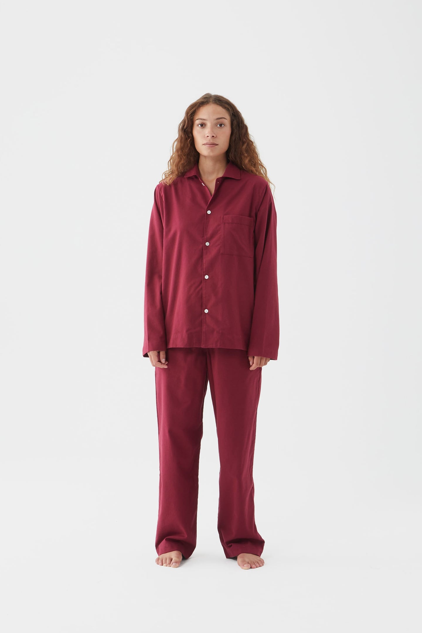 UNISEX FLANNEL, PYJAMAS SHIRT BEYOND RED 7