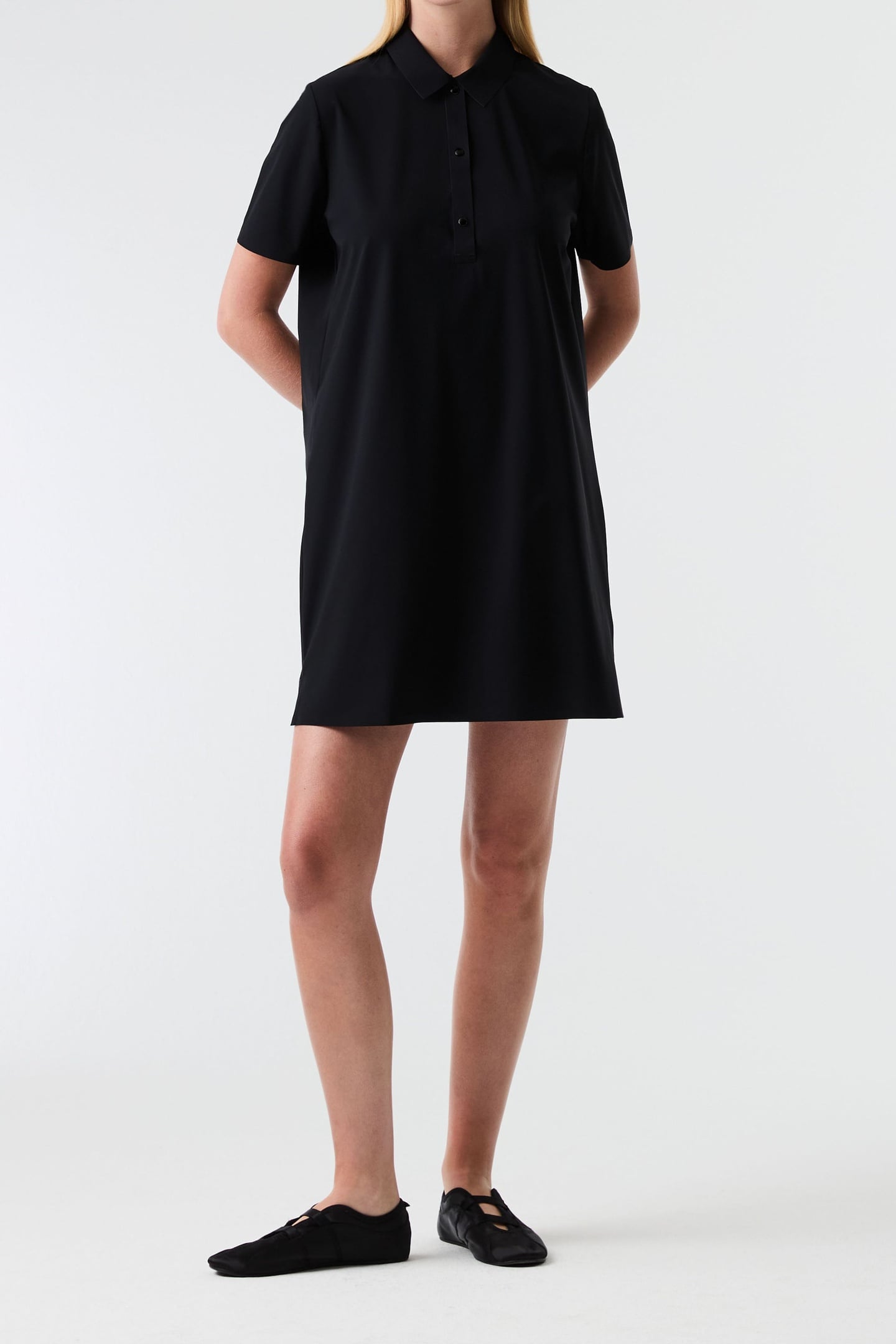 JANTOR V1.Y9.01 SWEAT/JERSEY DRESS BLACK 2