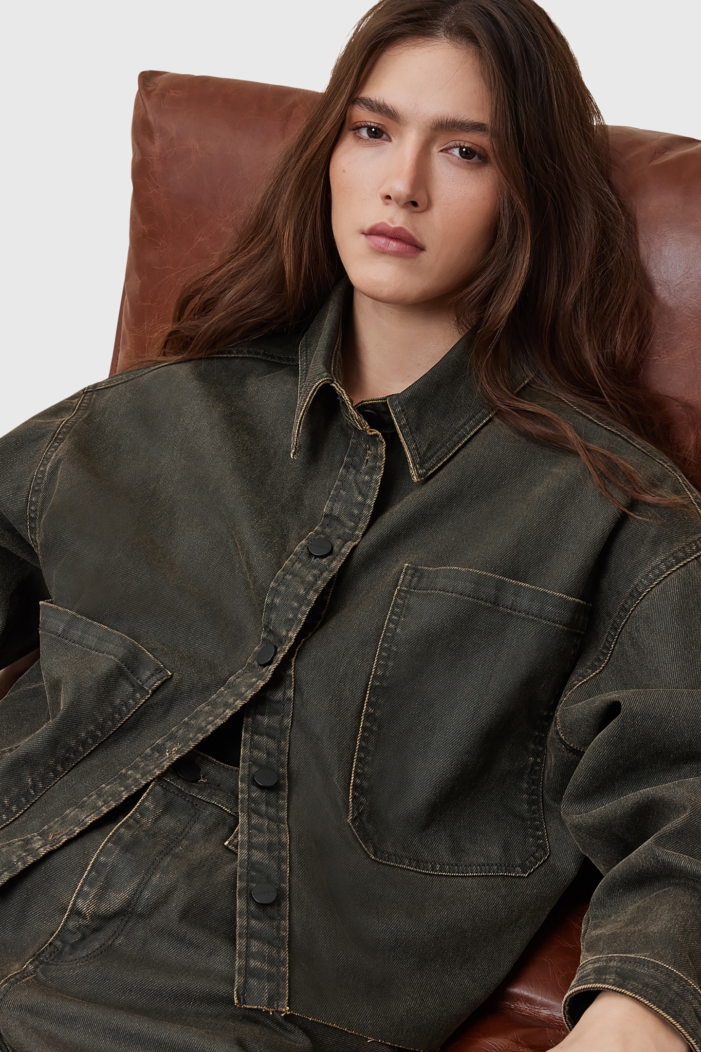 NICKY DENIM SHACKET GOLDEN BLACK 9