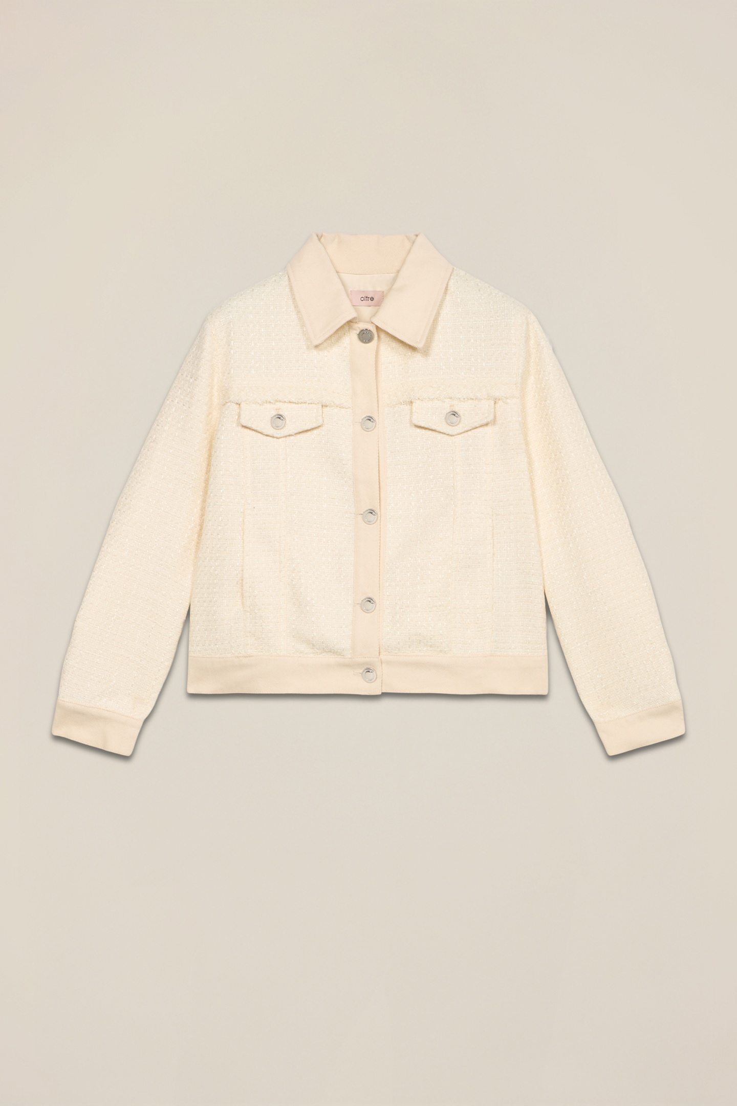SHORT TWEED JACKET WHITE 4
