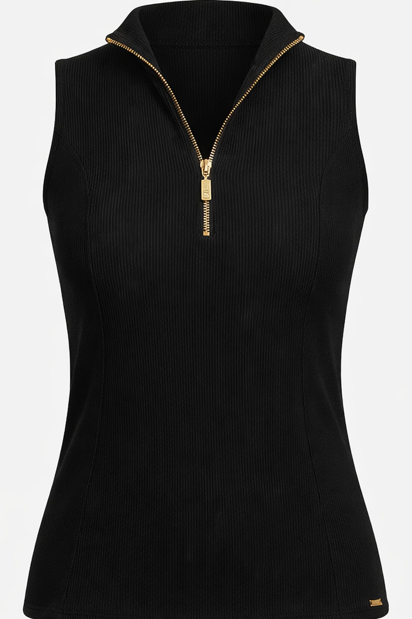 ROSY SLEEVELESS TOP RIB BLACK 3