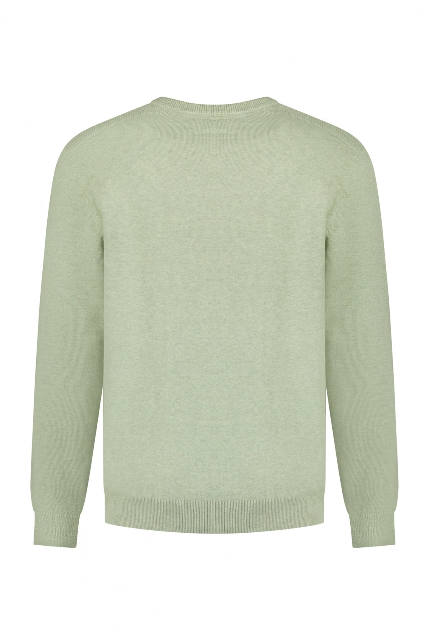 PULLOVER CREW NECK MELANGE GREEN 2