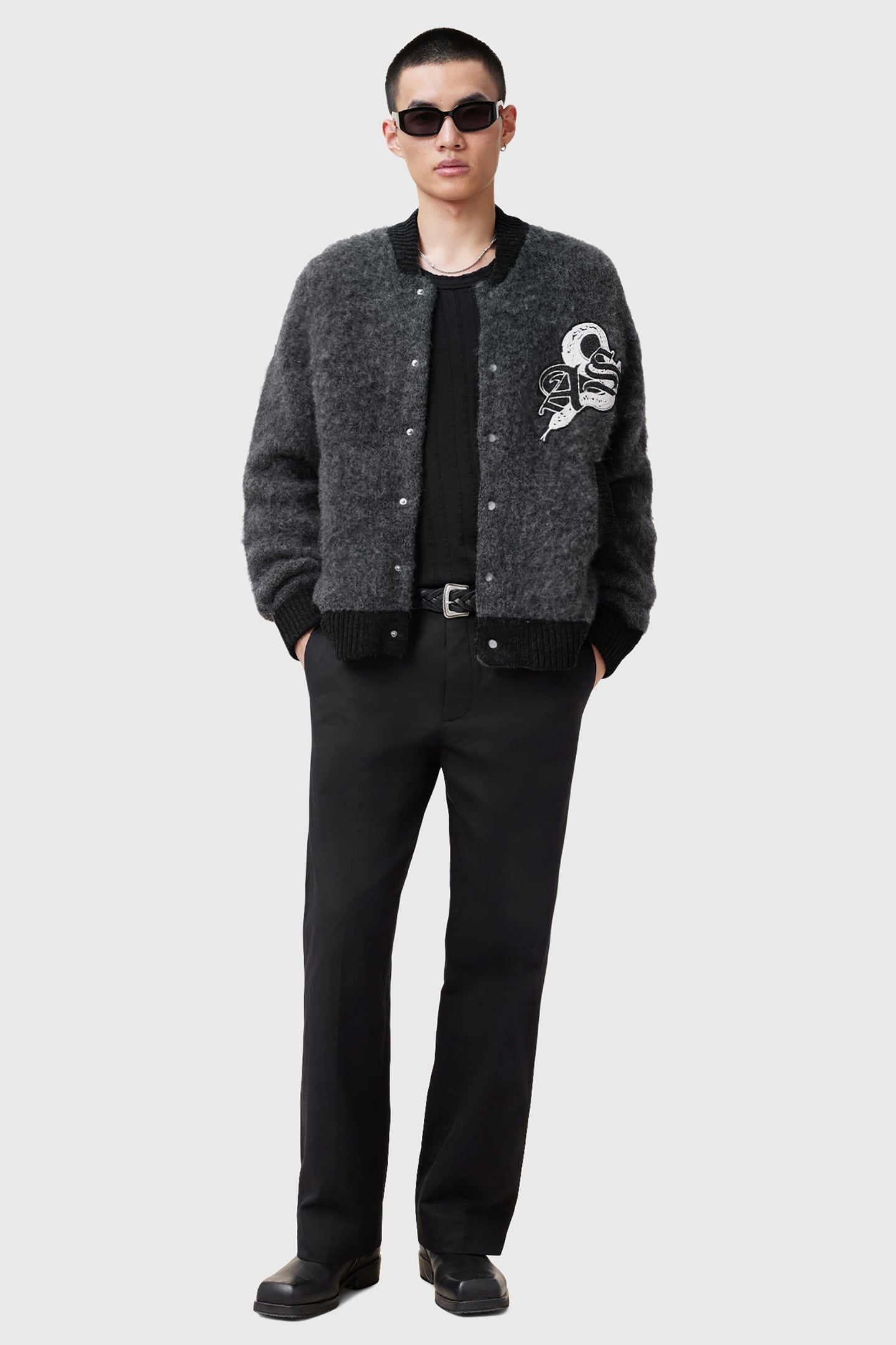 JACKSON CARDIGAN CHARCOAL GREY 3