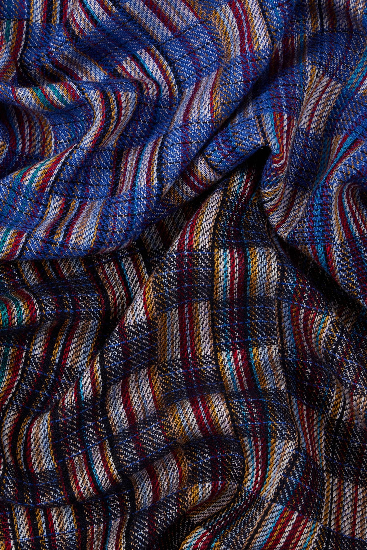 SCARF WEAVE SIGNATURE NAVY 7