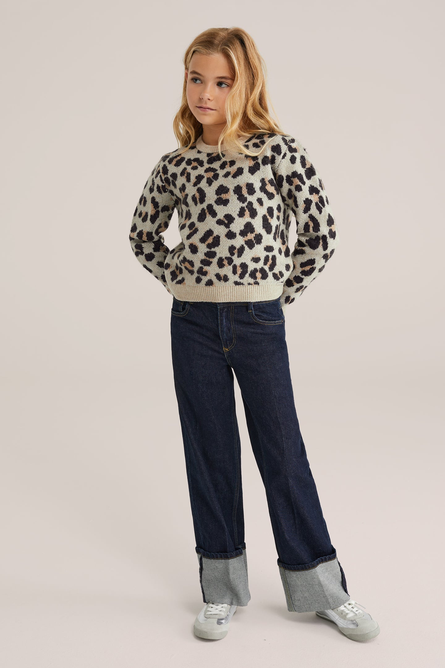 KNITTED PULLOVER BROWN 2